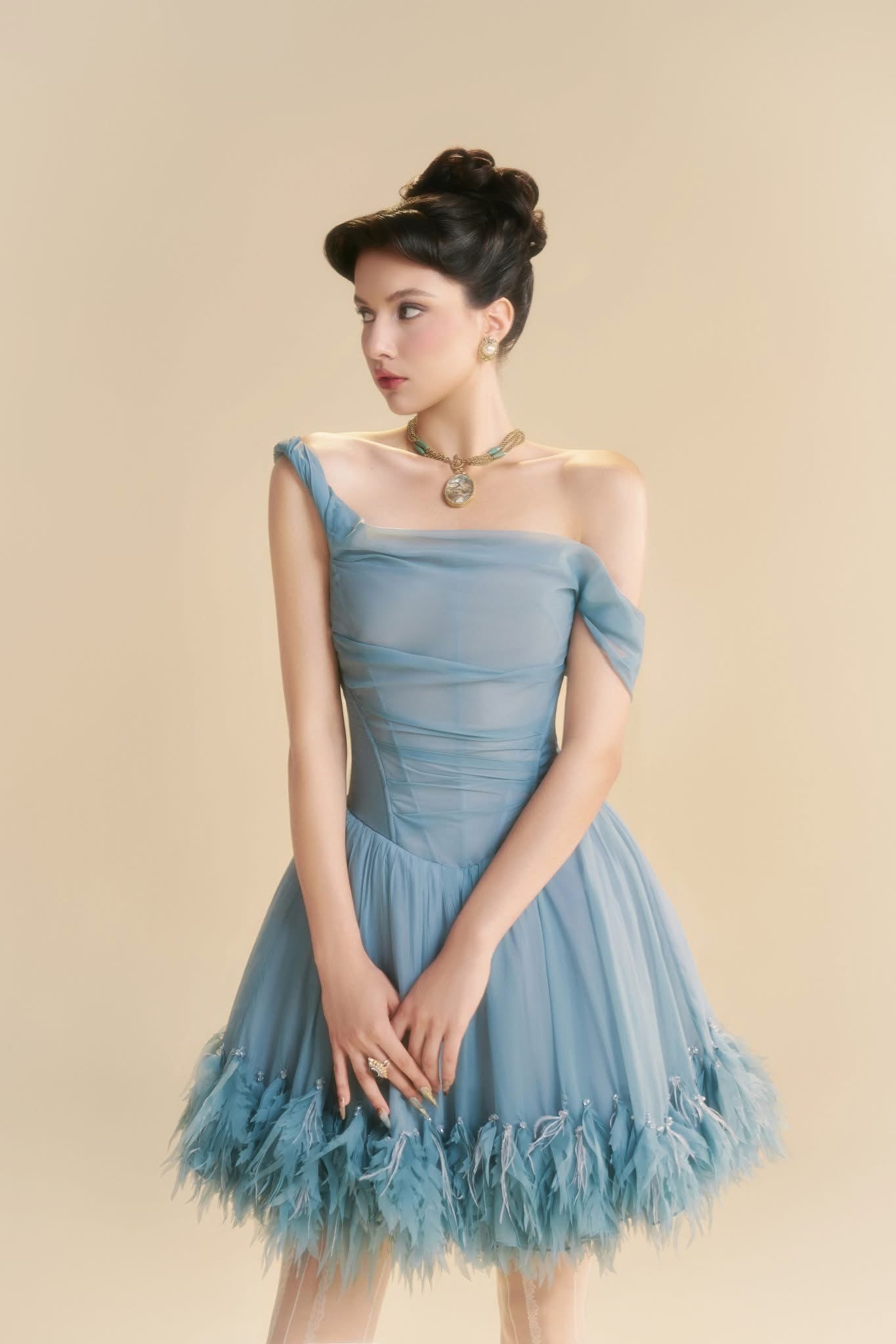 LINH PHUNG NUVIELLE MINI DRESS