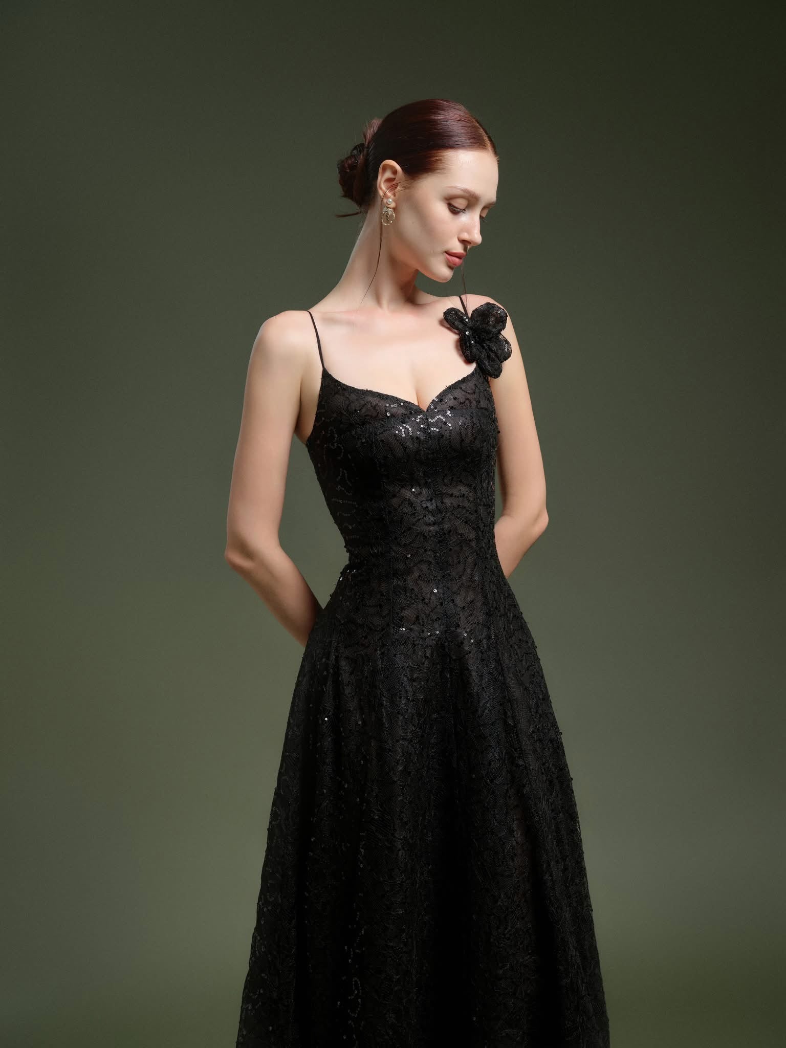 XY Bymyxy Black Swan Midi Dress