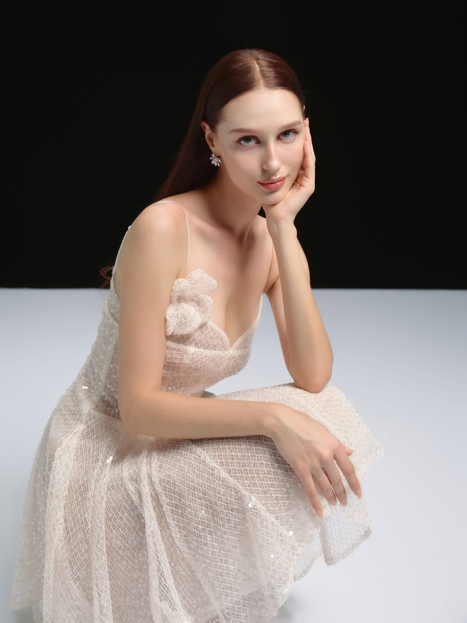 XY Bymyxy White Swan Short Dress