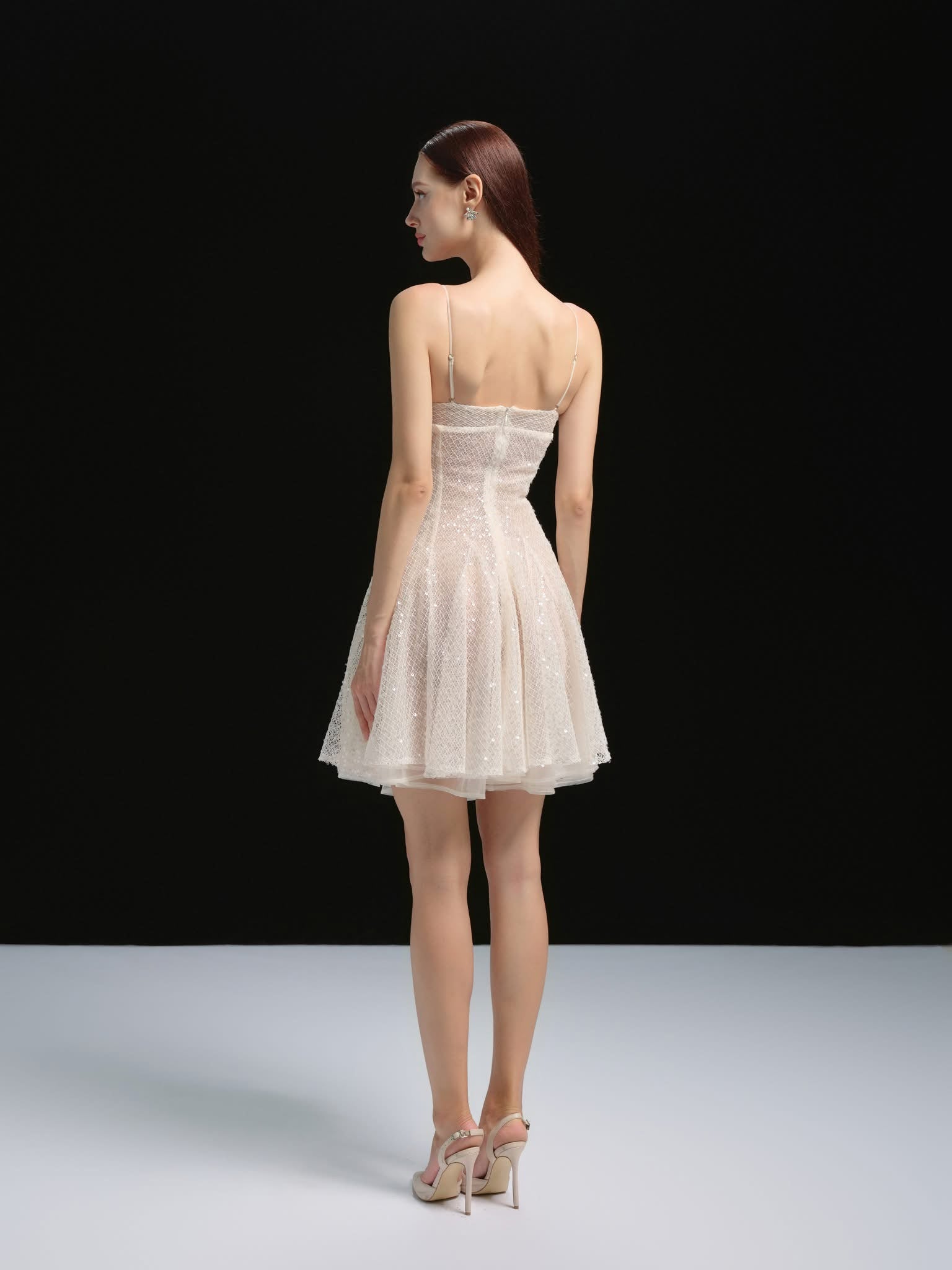 XY Bymyxy White Swan Short Dress