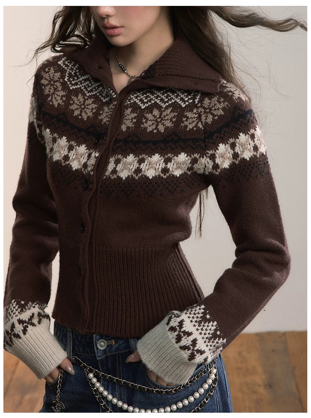 VIA PITTI VIADK661 Fel Island Woolen High Collar Sweater