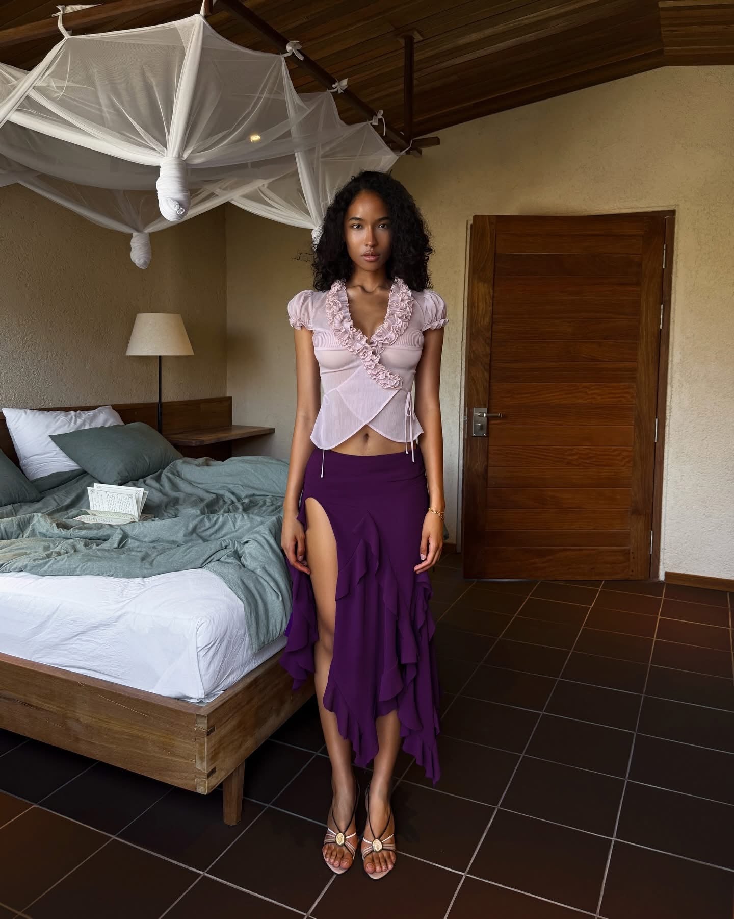 Huelley Huelley Namy Top & Namy Skirt