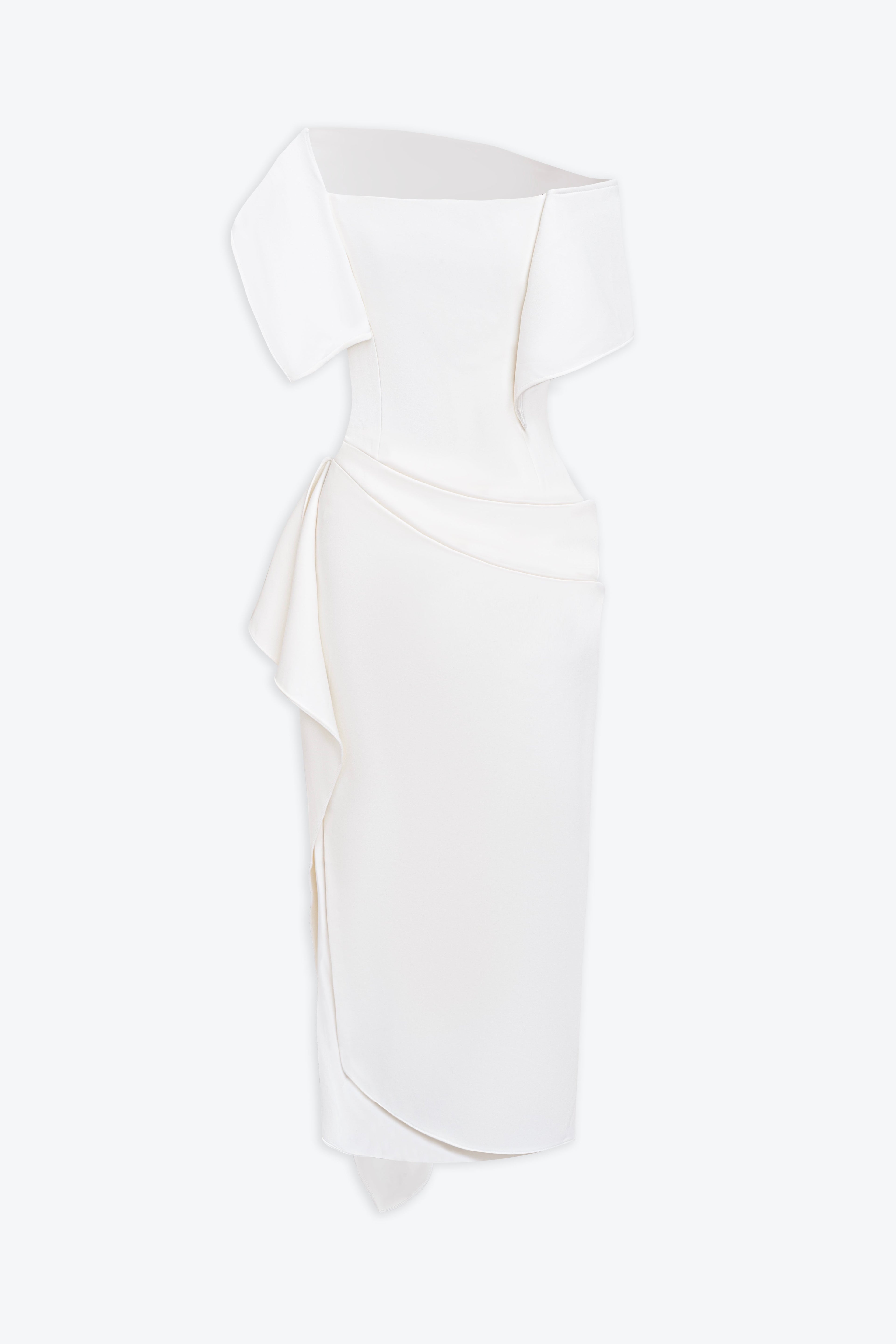 BYDENIO Arene Asymmetric Spandex Bodycon Dress (2color)