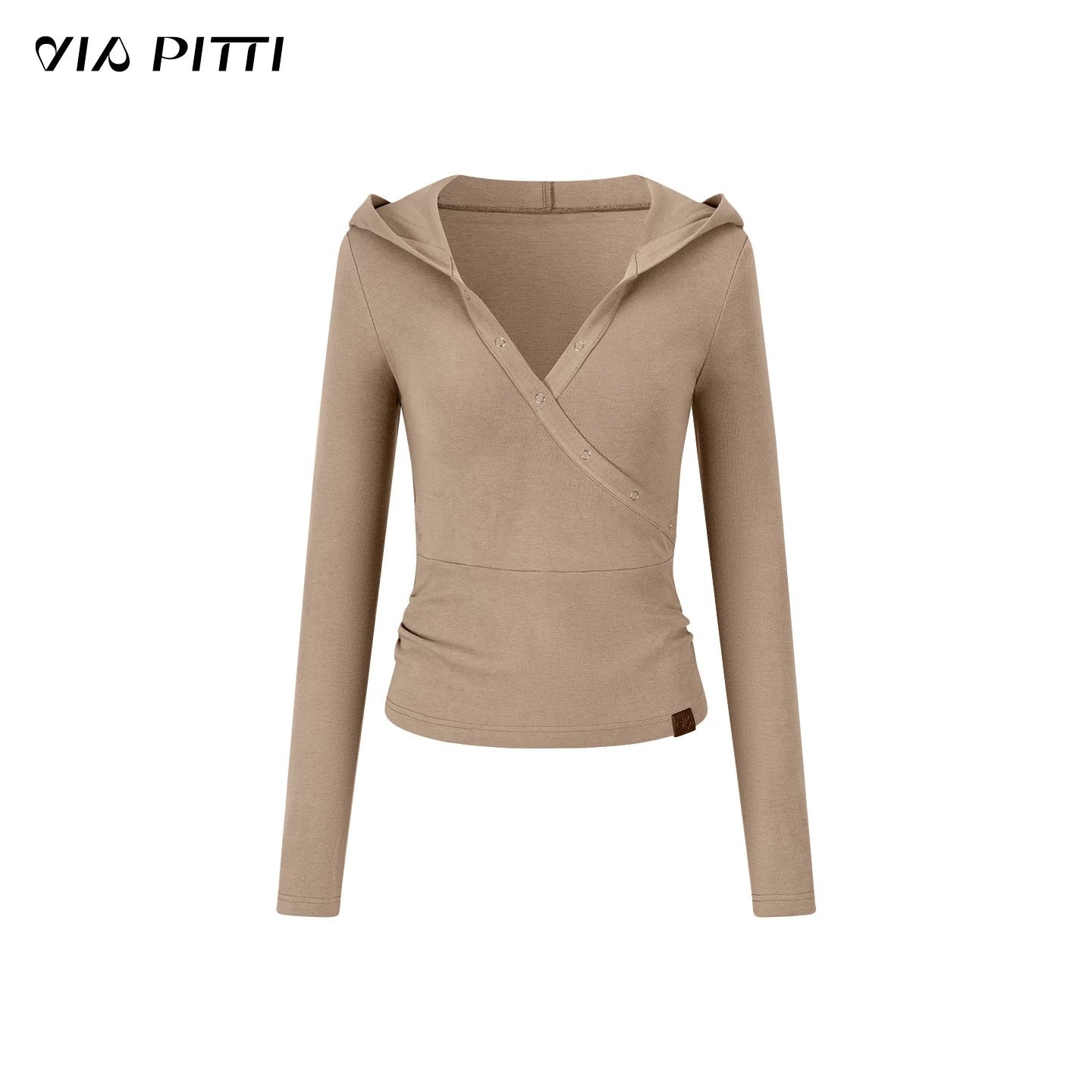 VIA PITTI VIADTP643 Hooded base knit top