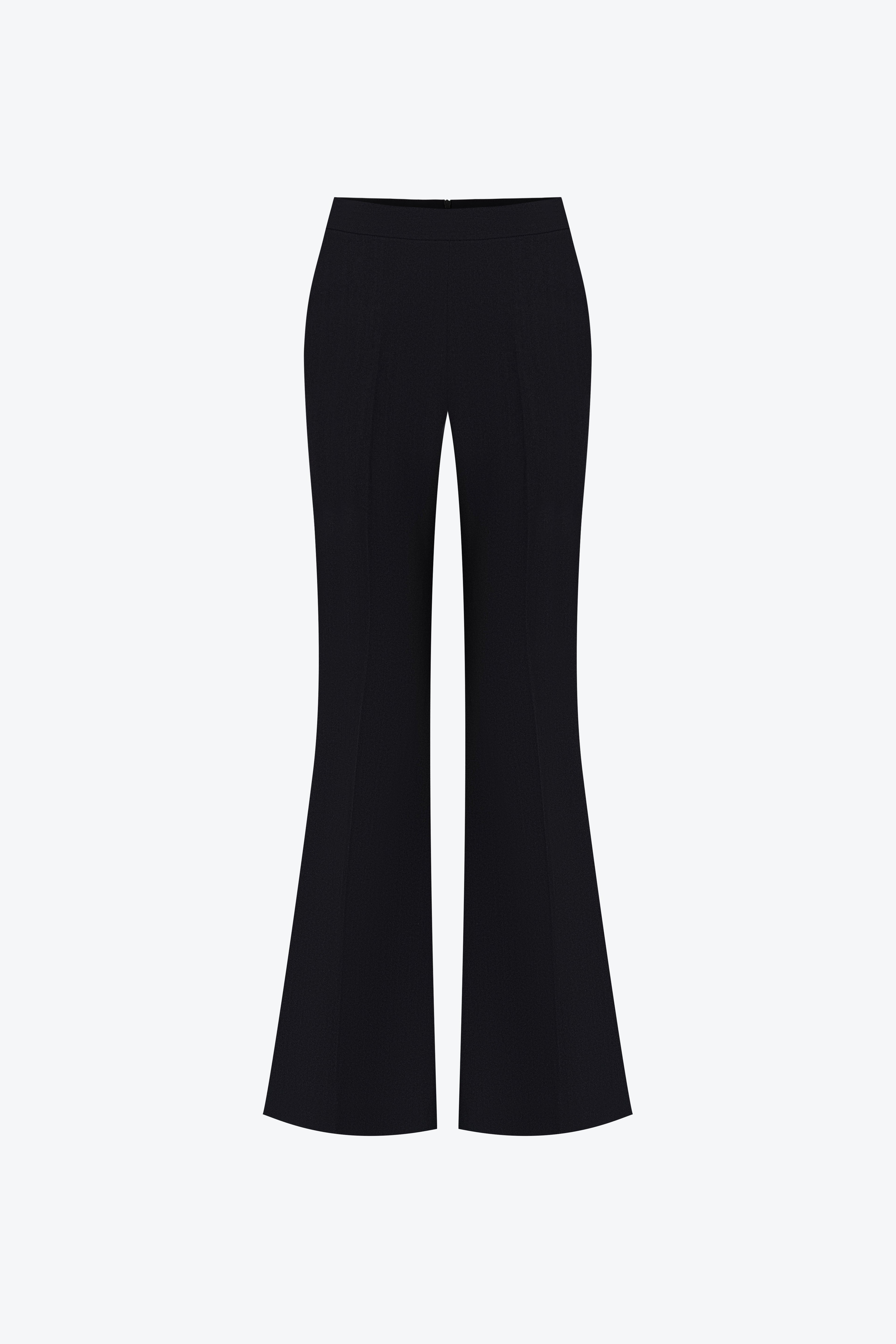 BYDENIO Vanta Flared Trousers With Back Slit