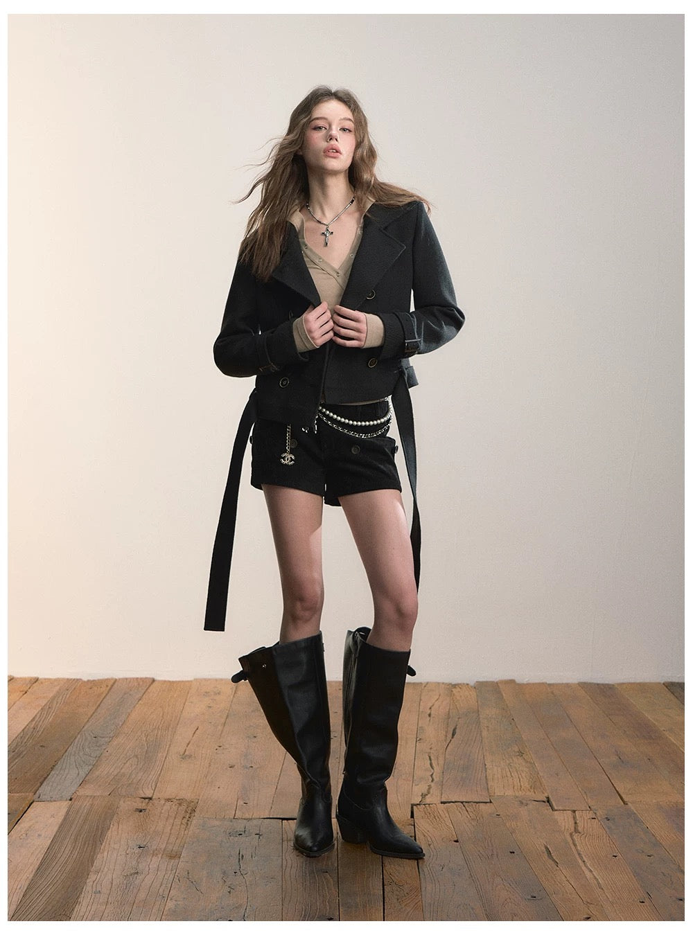 VIA PITTI VIADTP643 Hooded base knit top