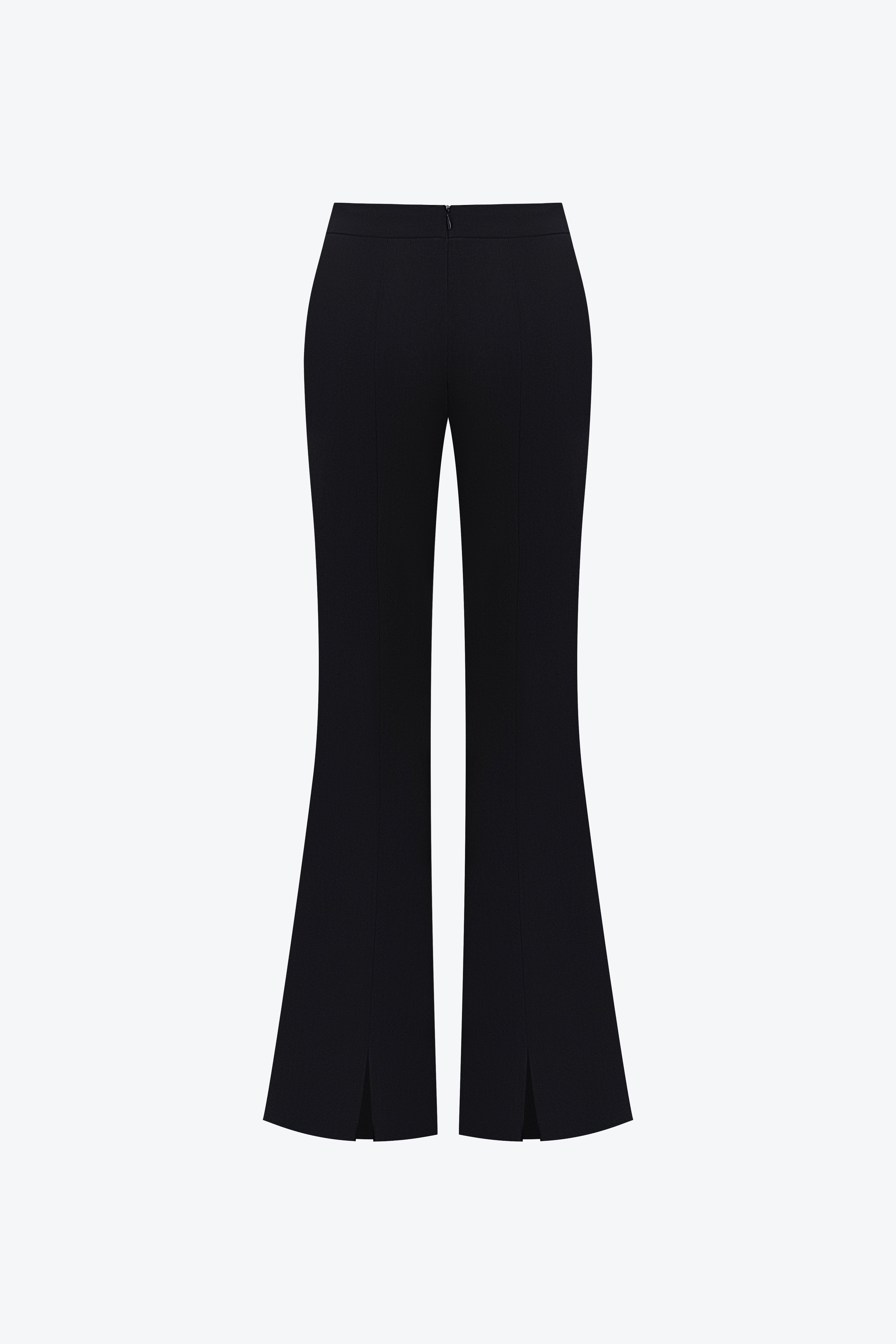 BYDENIO Vanta Flared Trousers With Back Slit
