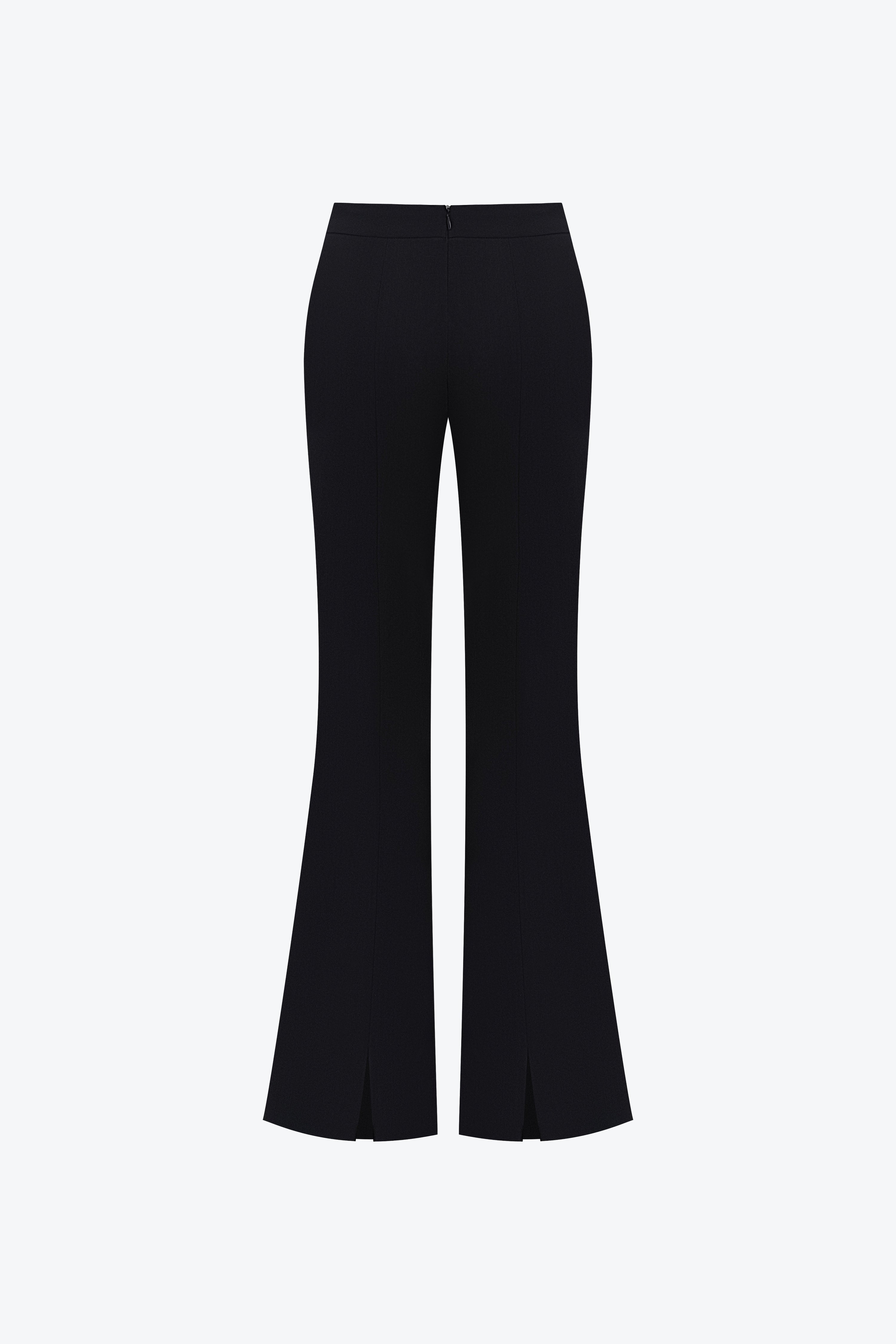 BYDENIO Vanta Flared Trousers With Back Slit