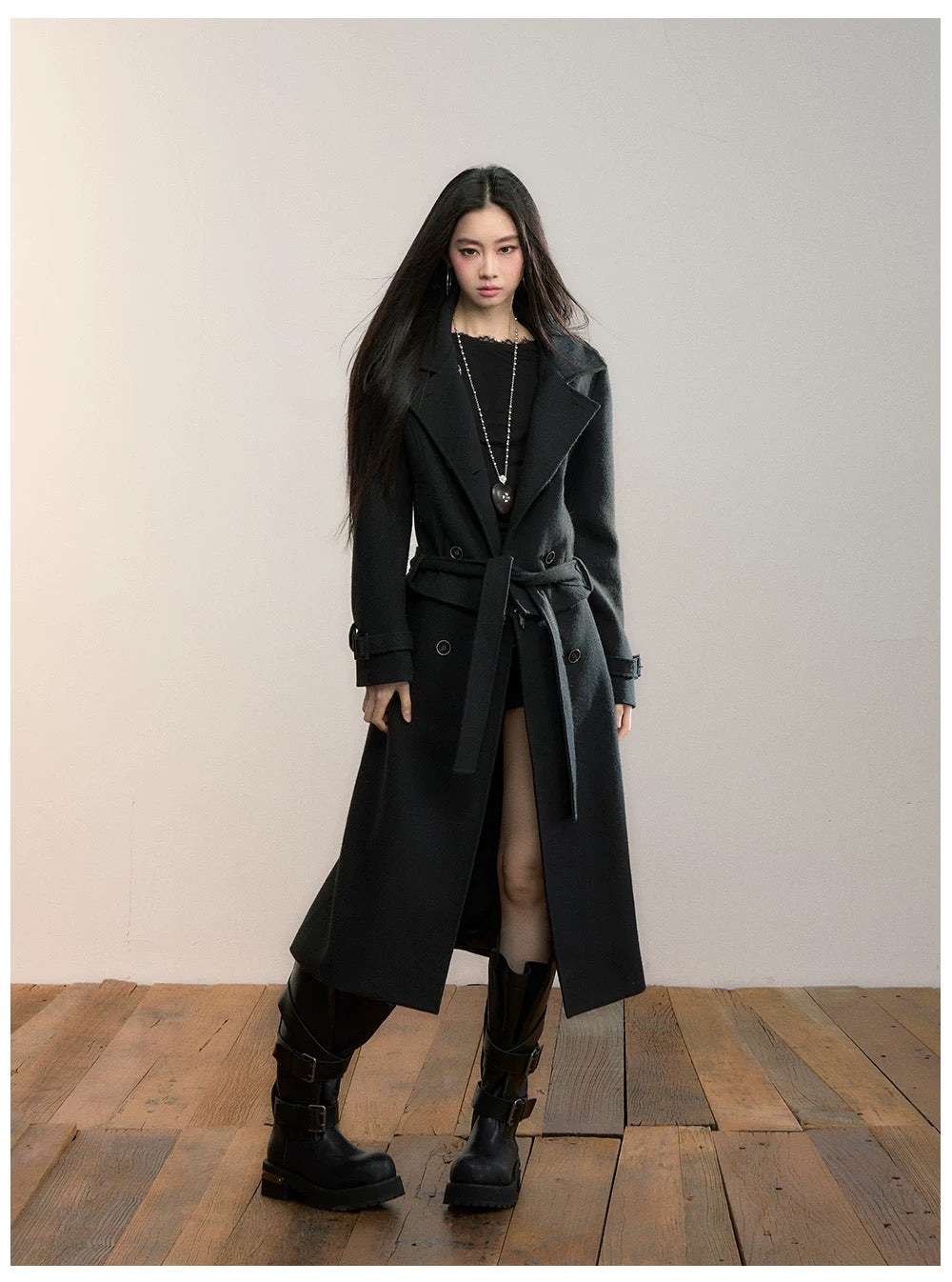 VIA PITTI VIADC632 Two in one detachable woolen jacket