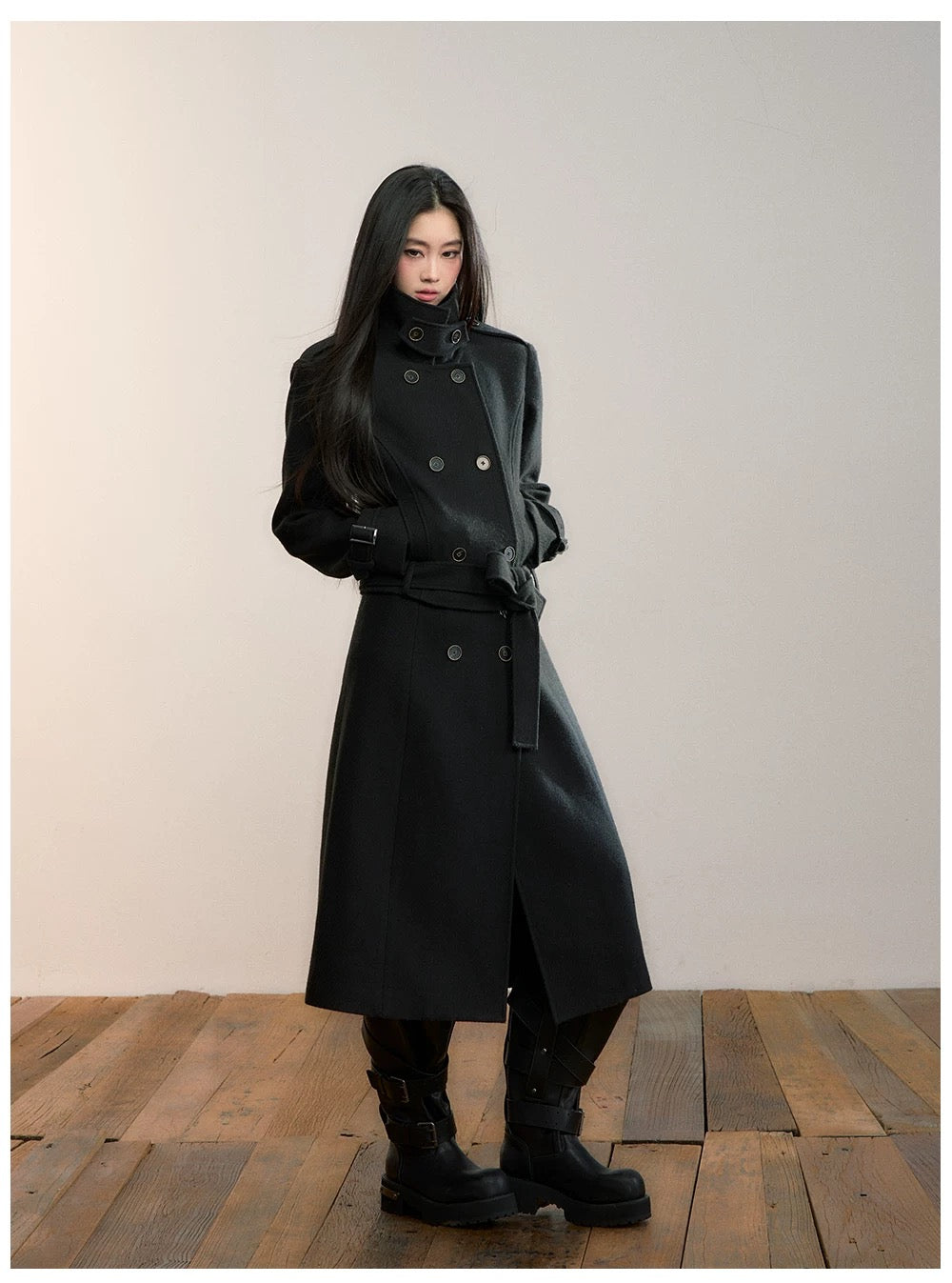 VIA PITTI VIADC632 Two in one detachable woolen jacket