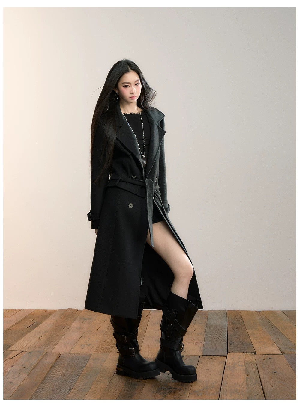 VIA PITTI VIADC632 Two in one detachable woolen jacket