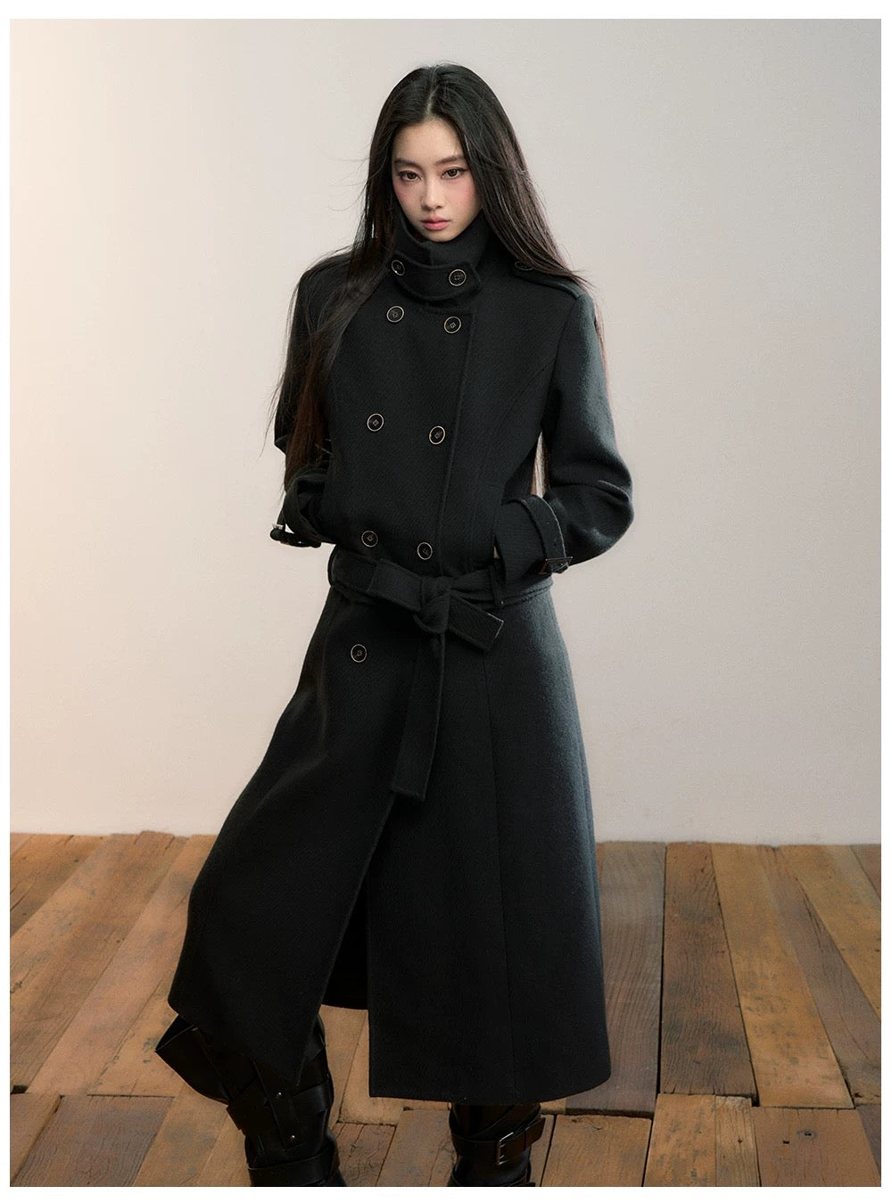 VIA PITTI VIADC632 Two in one detachable woolen jacket