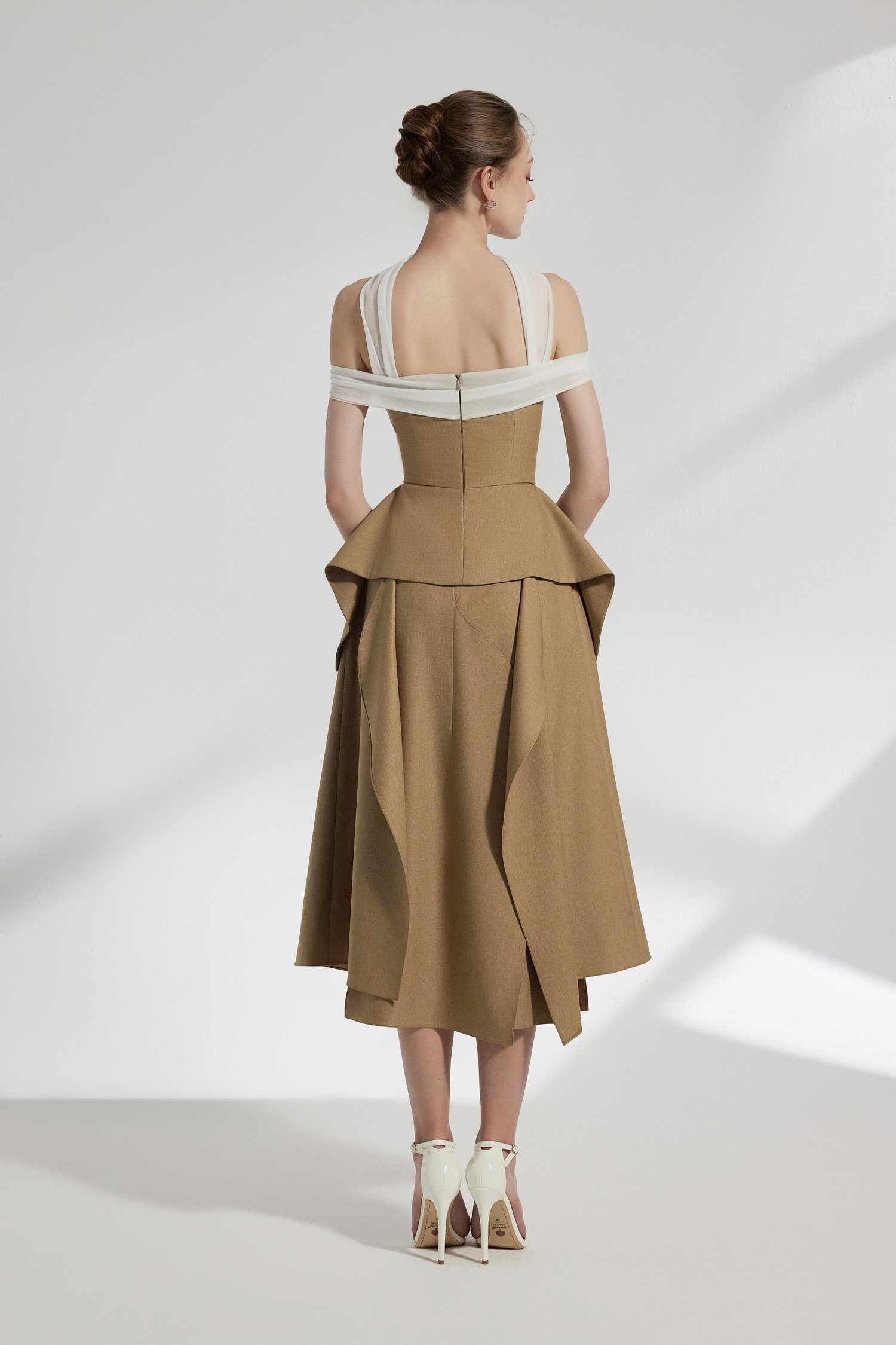 BYDENIO Elle Layered Midi Skirt