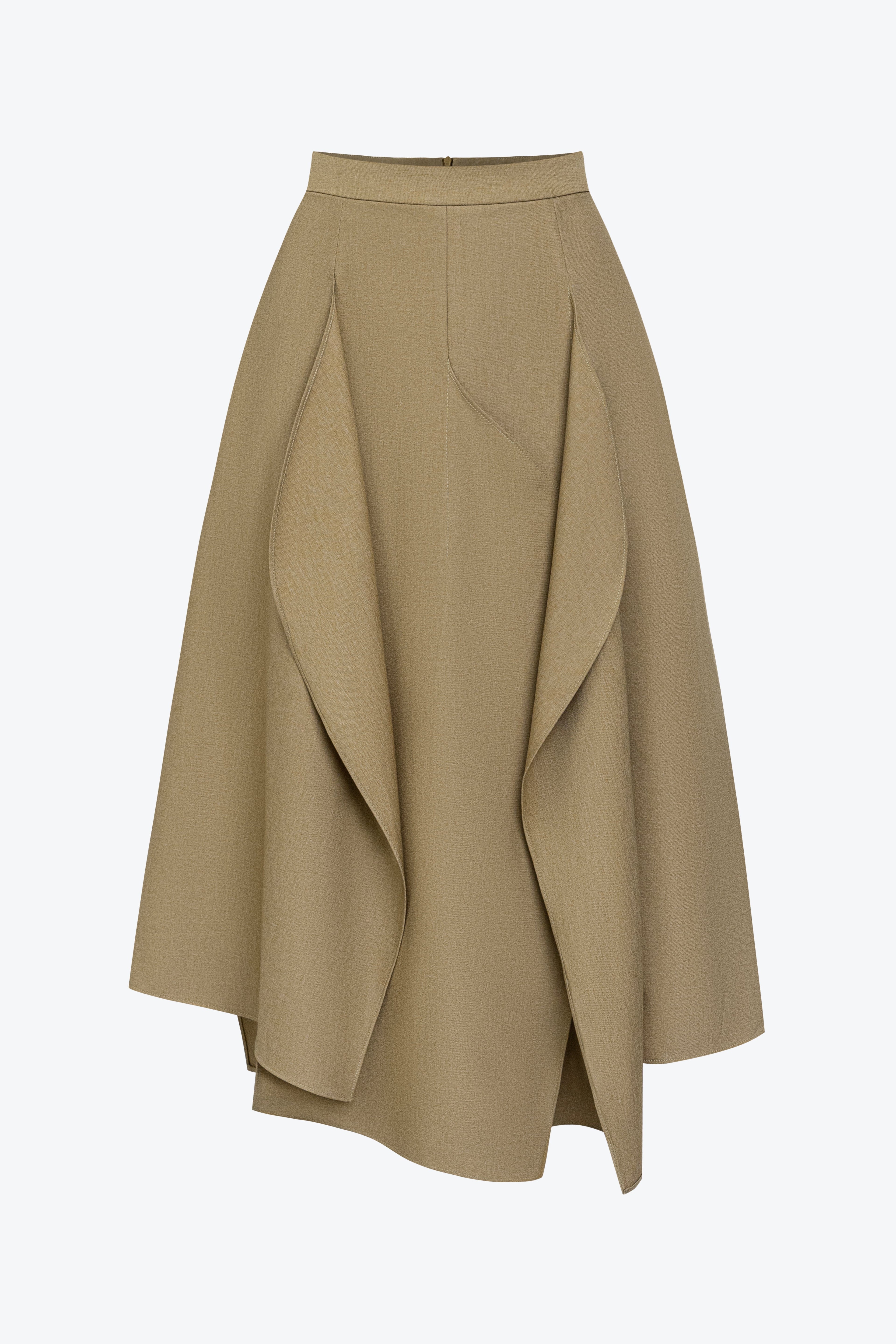 BYDENIO Elle Layered Midi Skirt