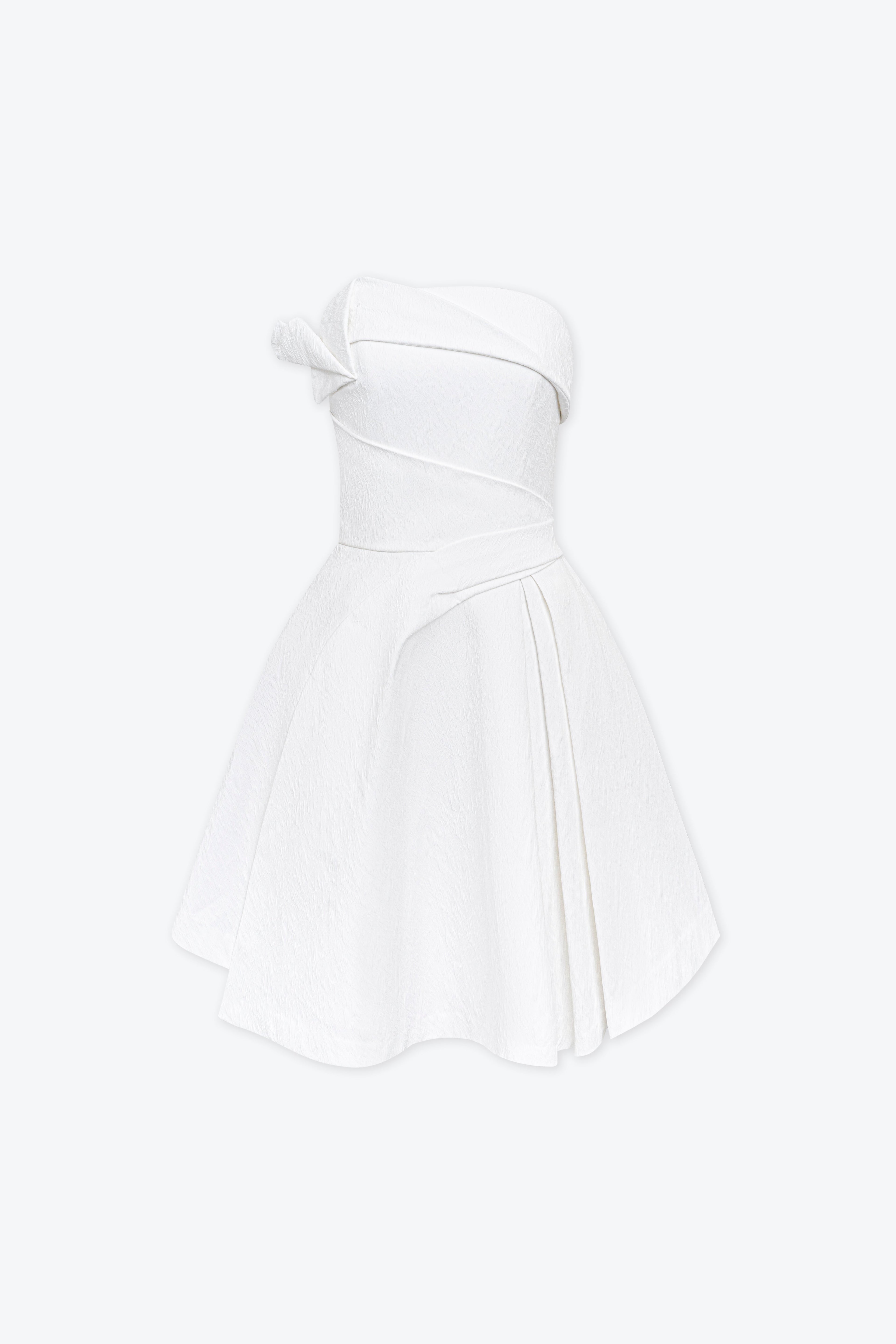BYDENIO Wings Drapping Mini Dress