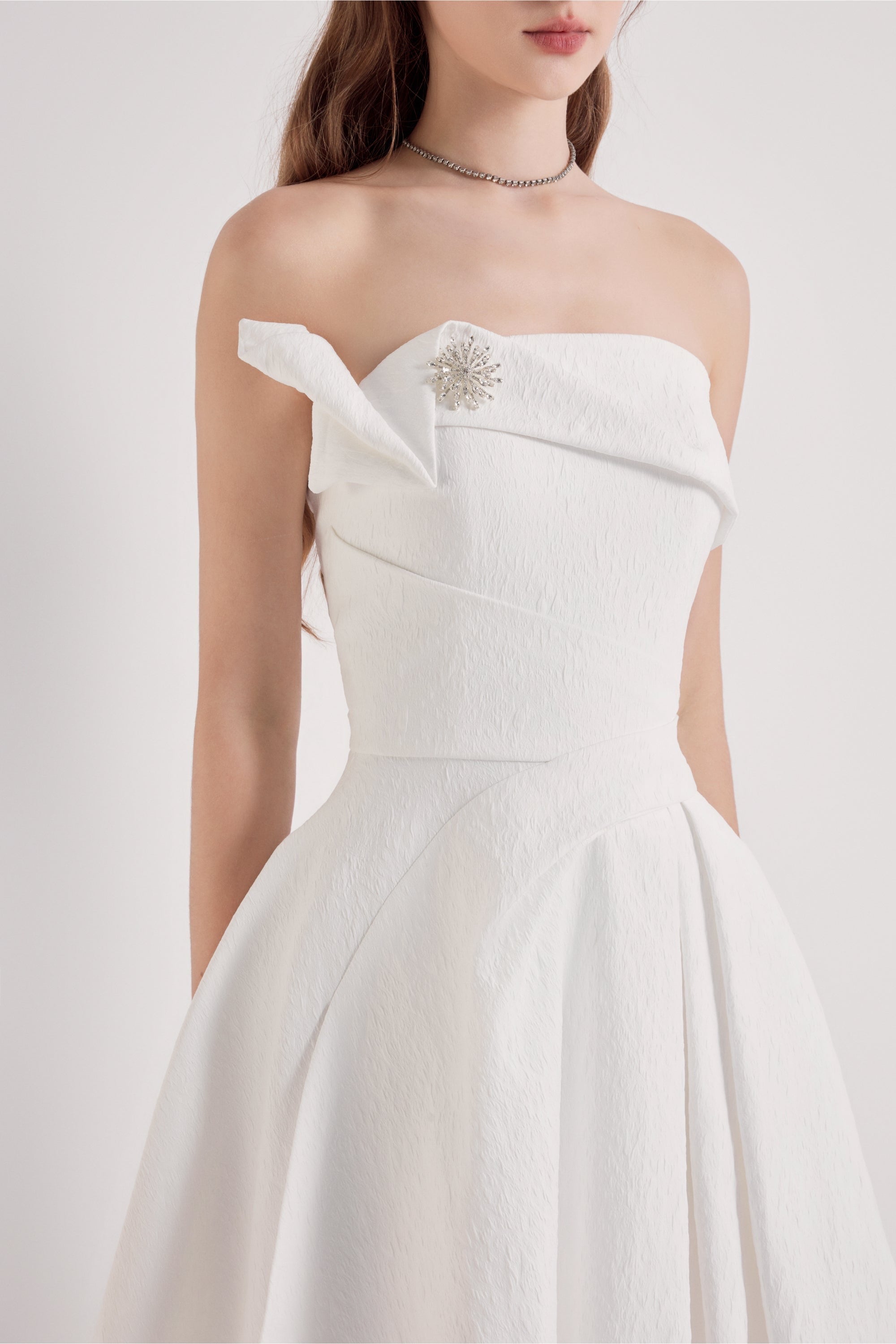 BYDENIO Wings Drapping Mini Dress