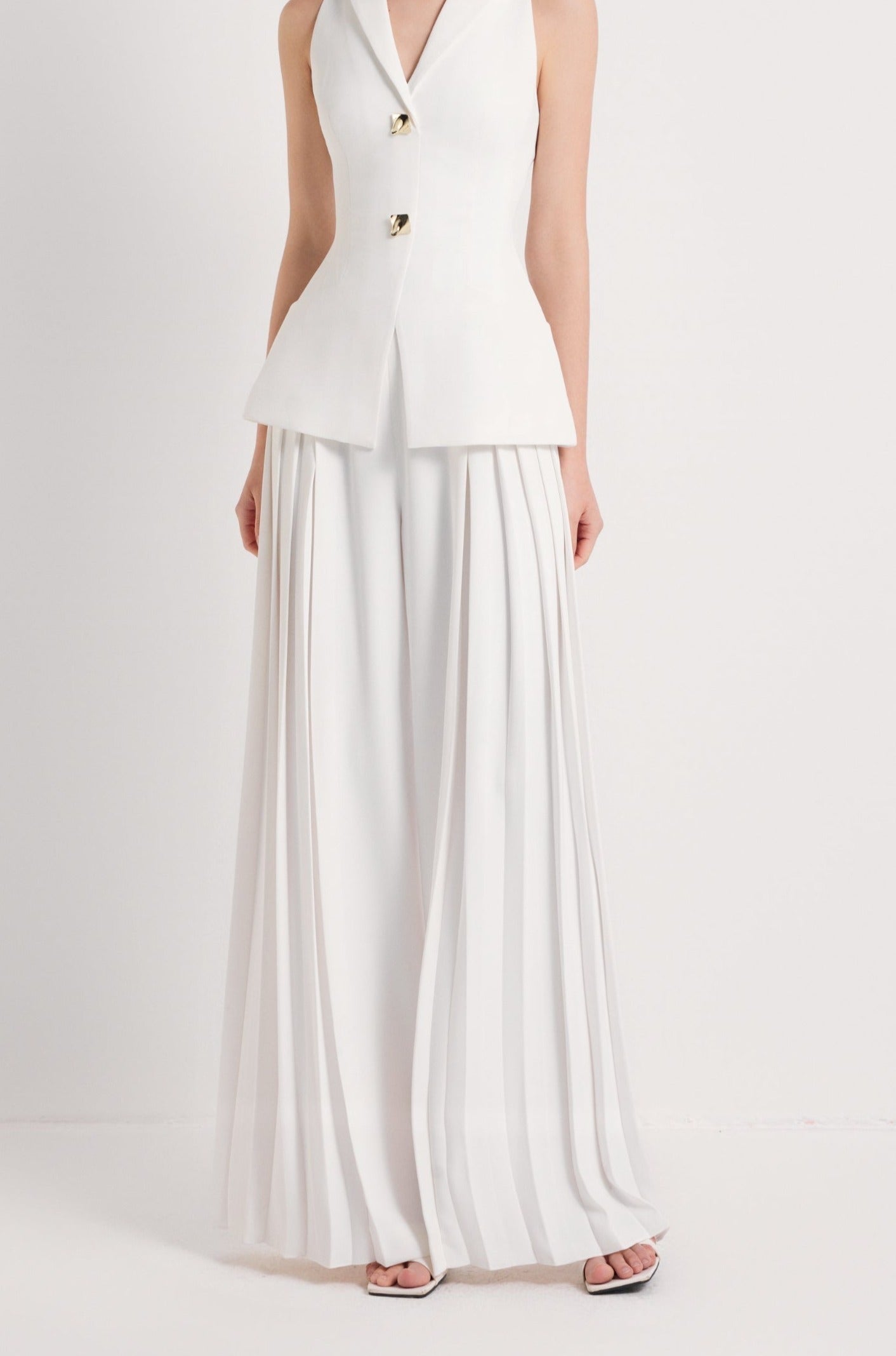 BYDENIO Martha Pleated Long Pants