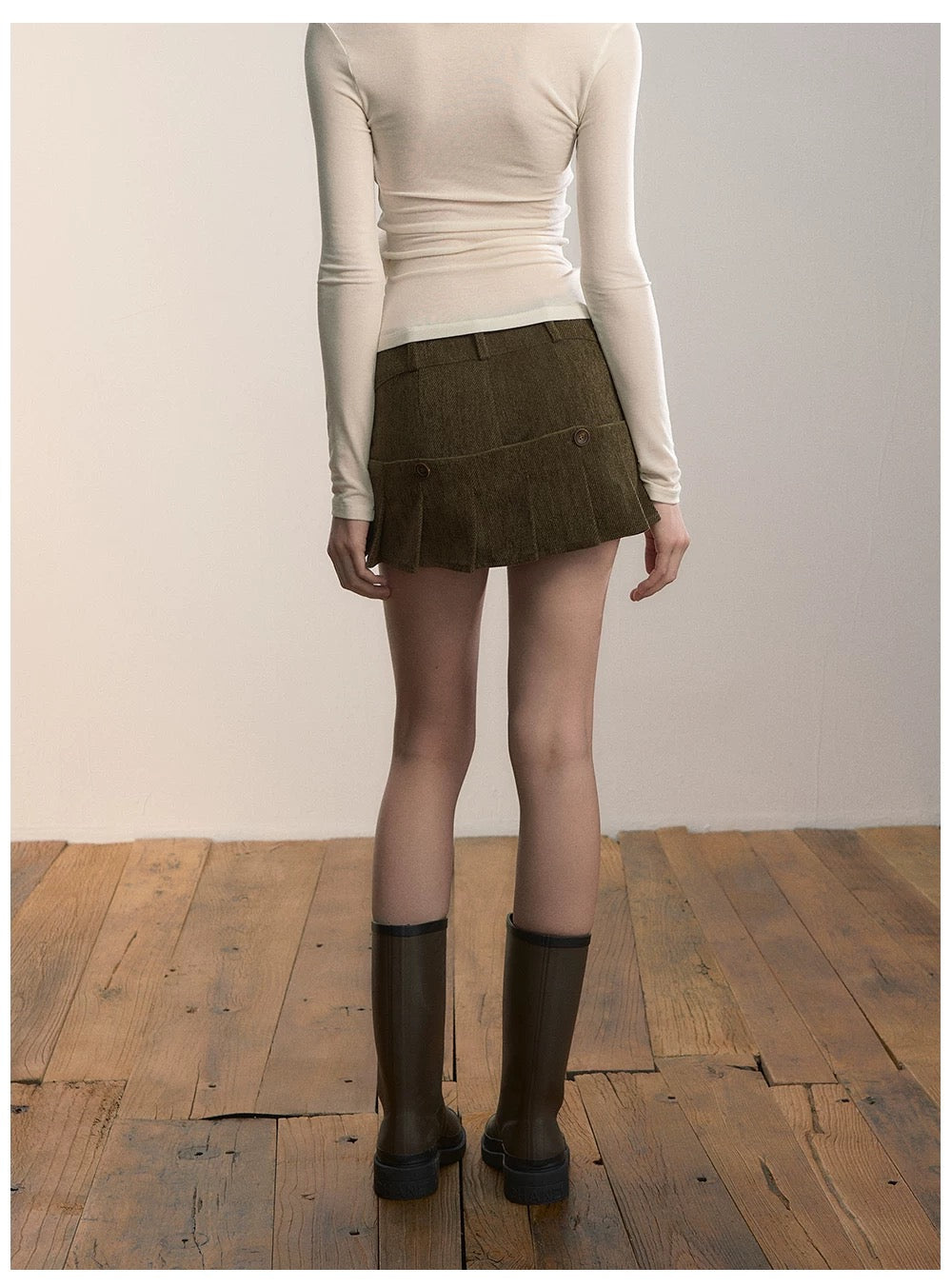 VIA PITTI VIADP692 Retro two in one detachable skirt