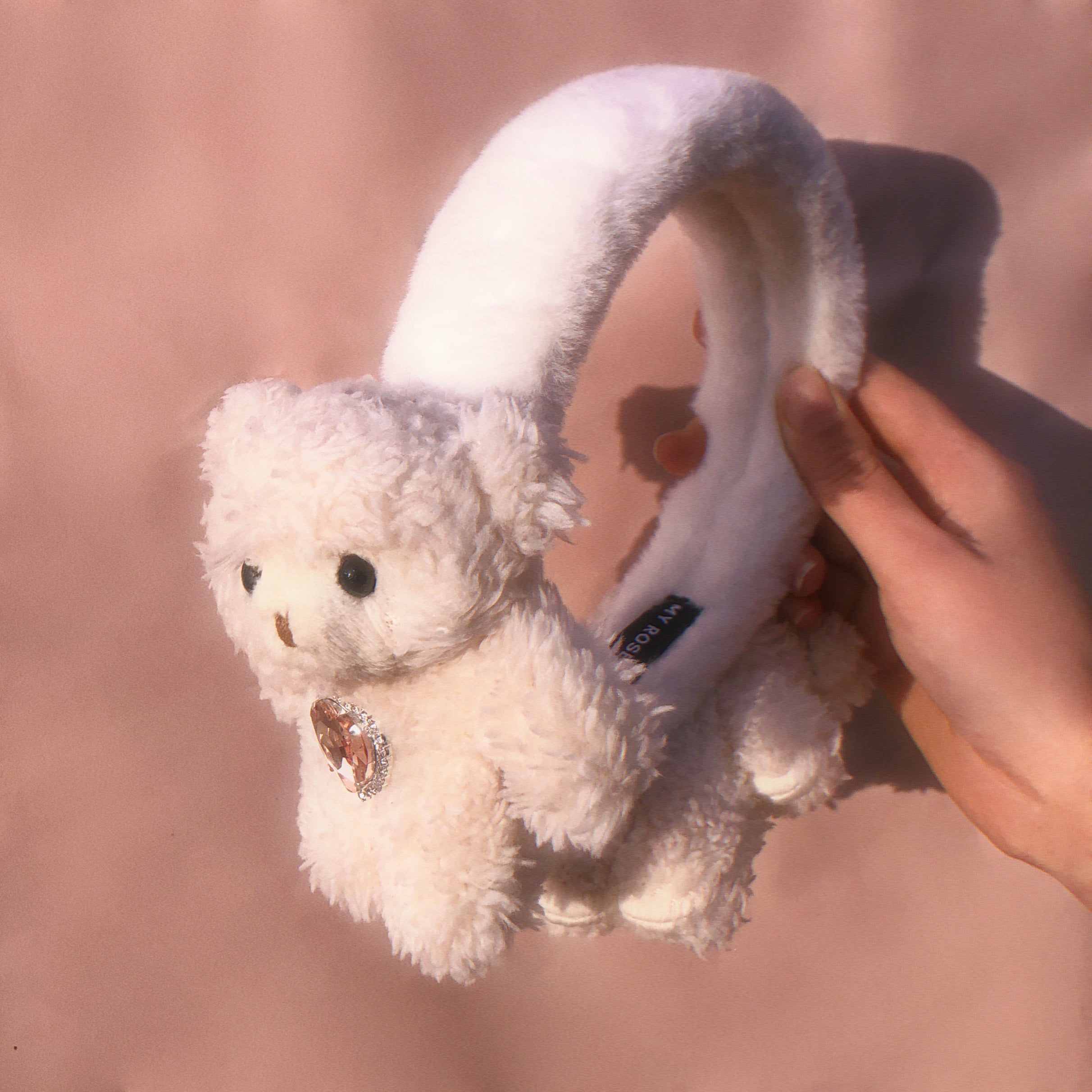 My Rosebar Snow Fluff Headband