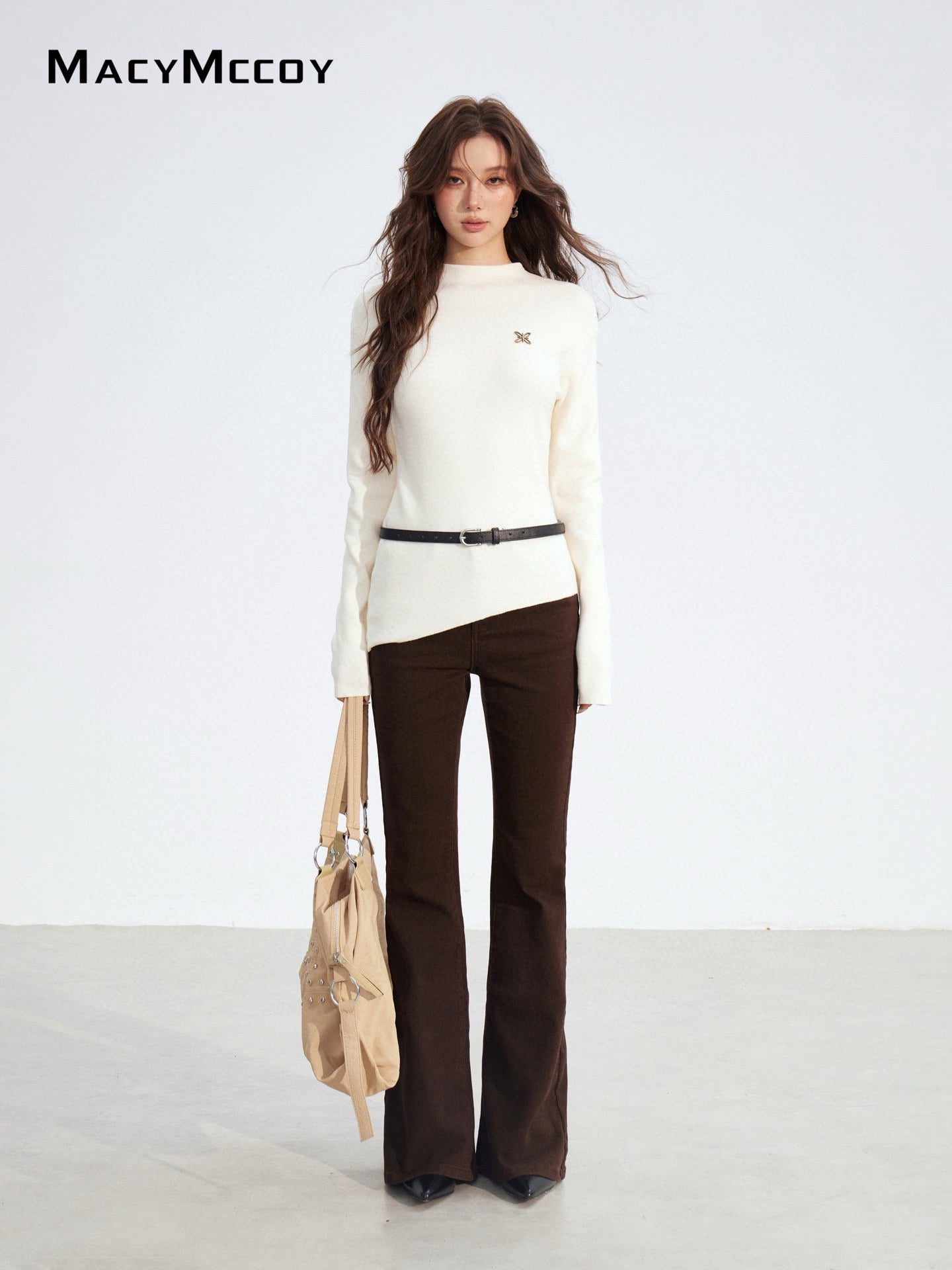 MacyMccoy MMC2025187 Irregular knitted base top