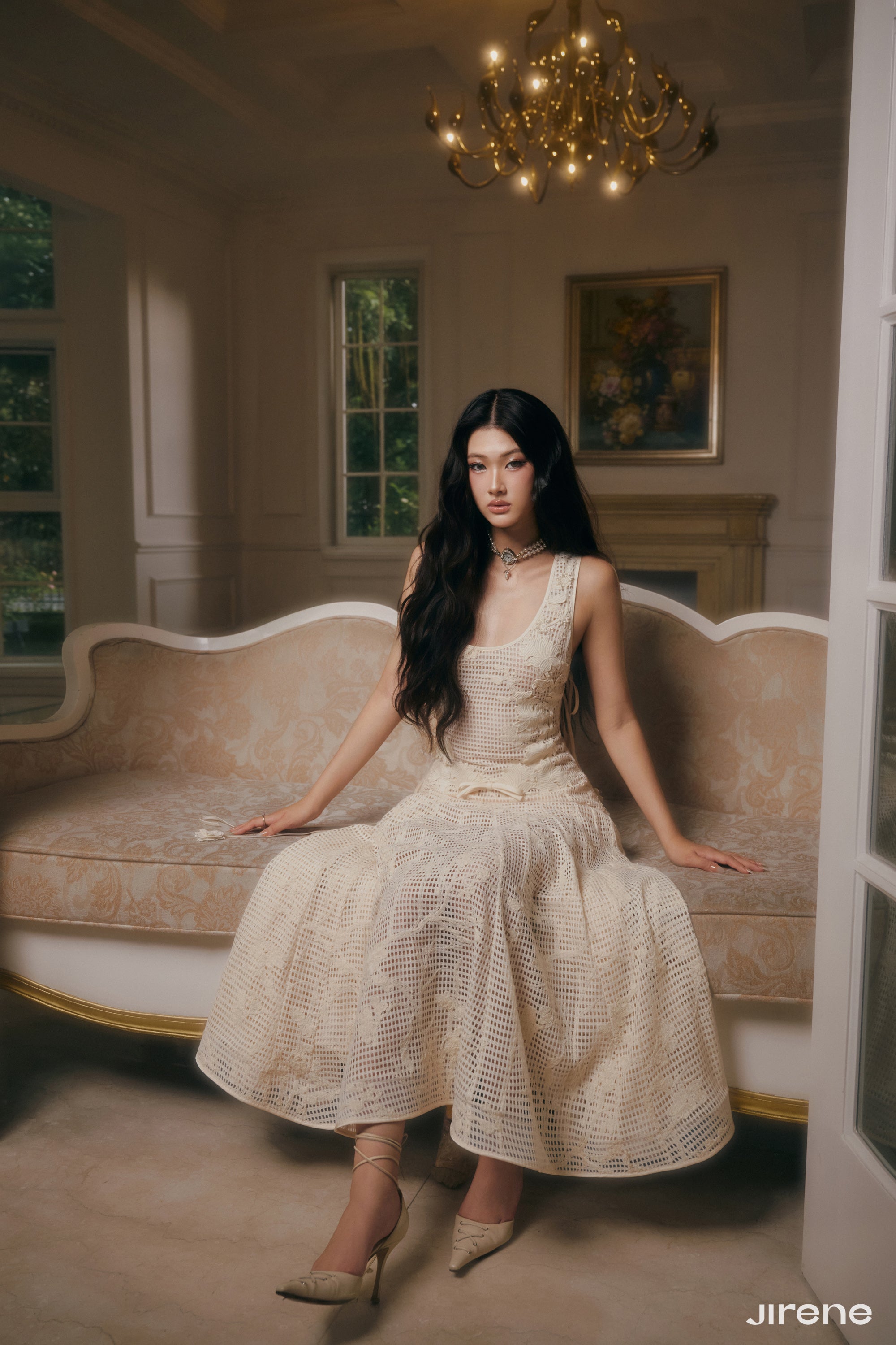 Jirene CREME DRESS