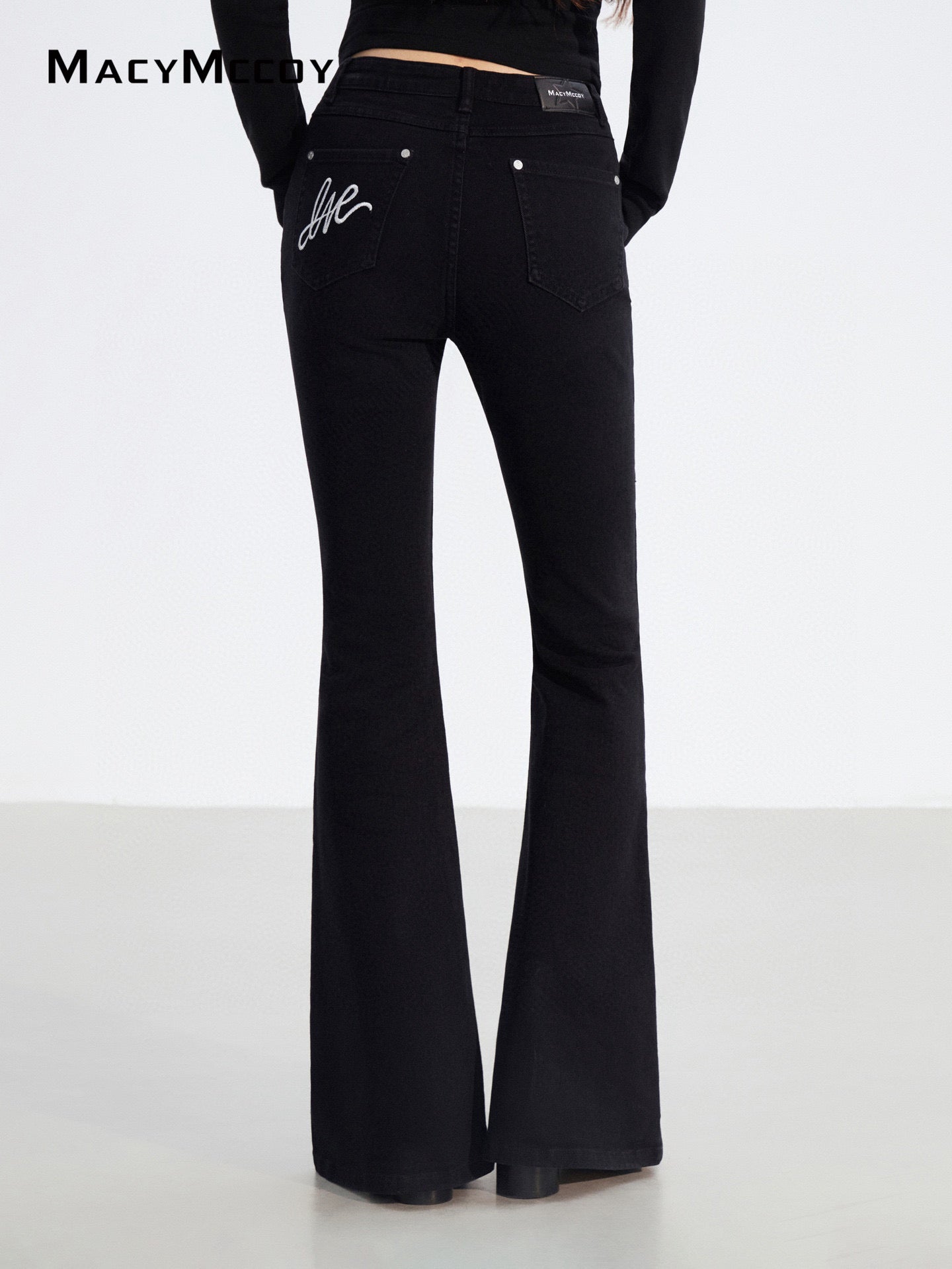 MacyMccoy MMC2025188 Micro embroidered denim jeans