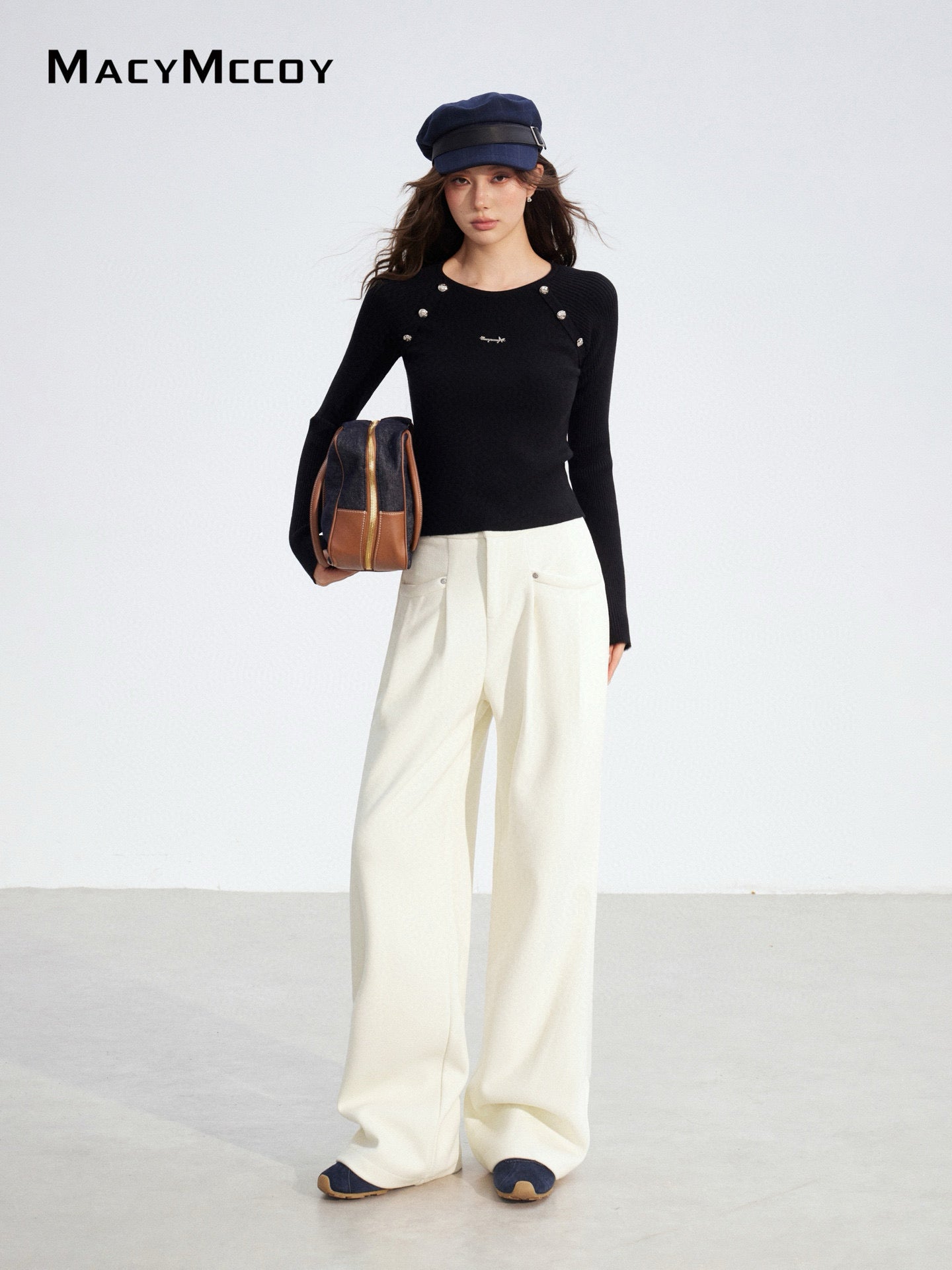 MacyMccoy MMC2025195 Chenille loose pants