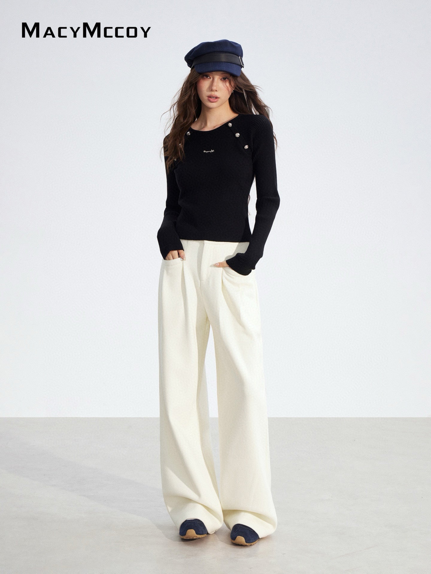 MacyMccoy MMC2025195 Chenille loose pants