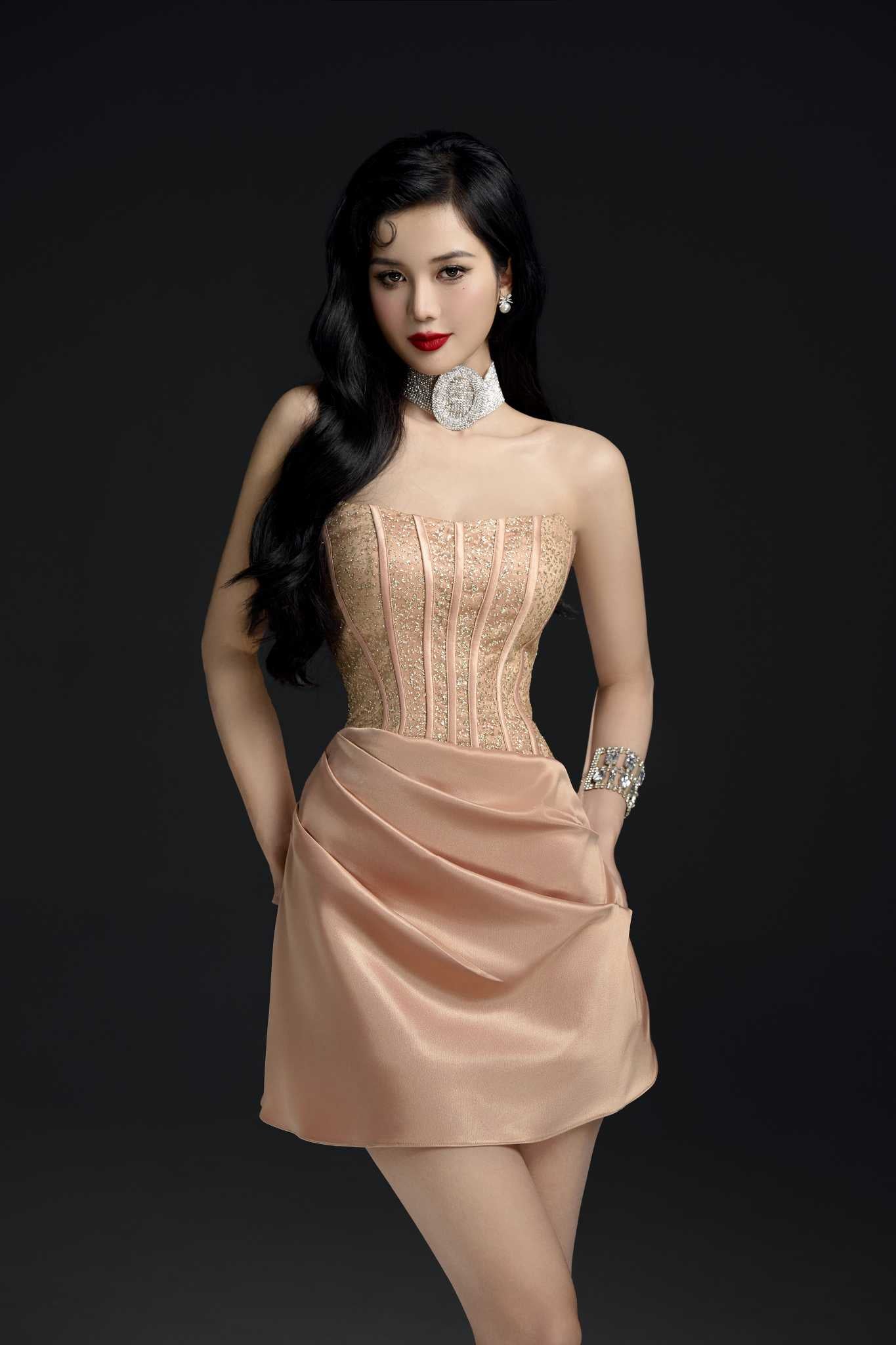 RITARA Diamond Veil Dress