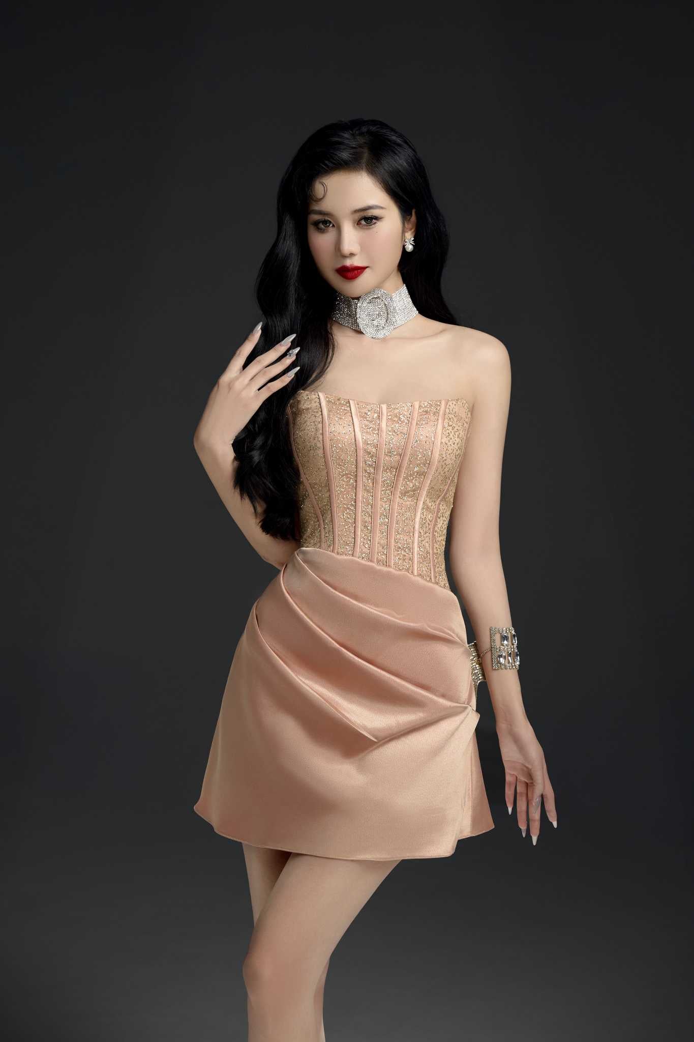 RITARA Diamond Veil Dress
