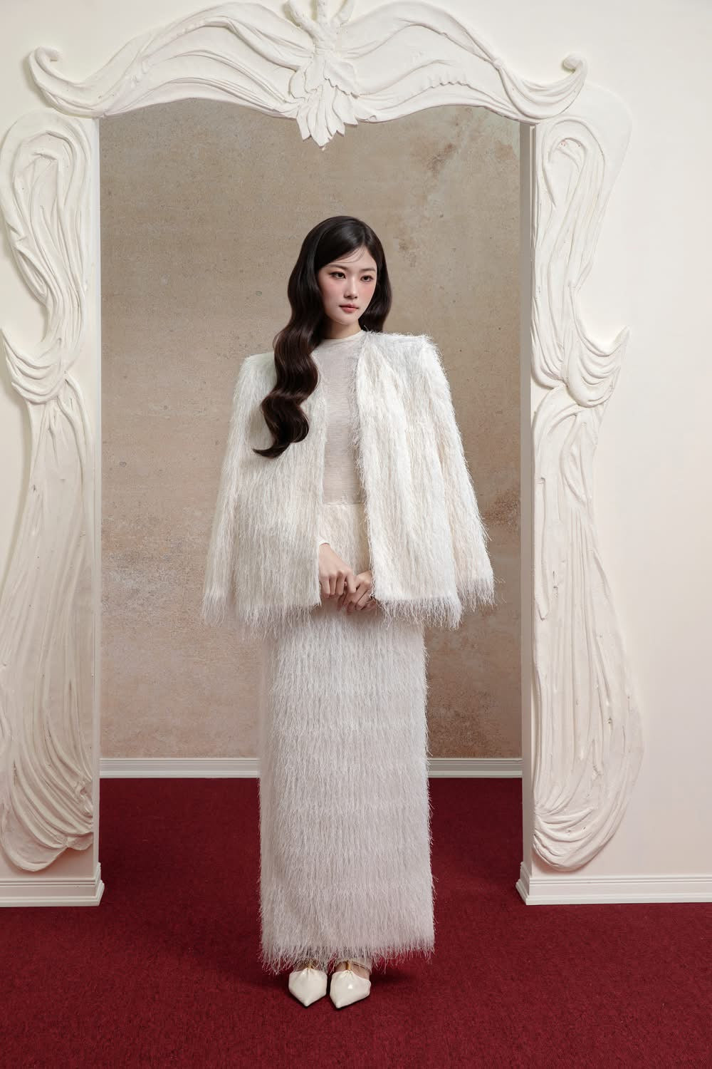 Delicate AURA JACKET & AURA SKIRT & MICA TOP