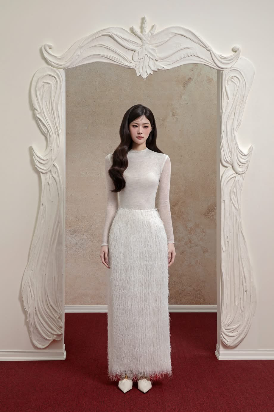 Delicate AURA JACKET & AURA SKIRT & MICA TOP