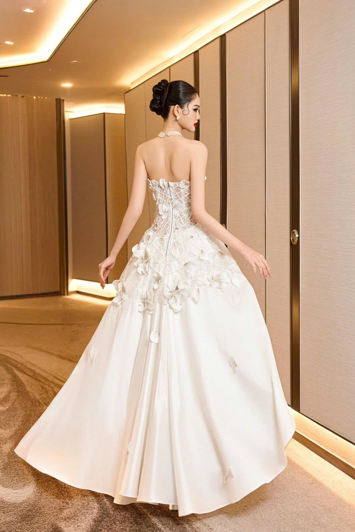 RITARA Crystal Couture Dress