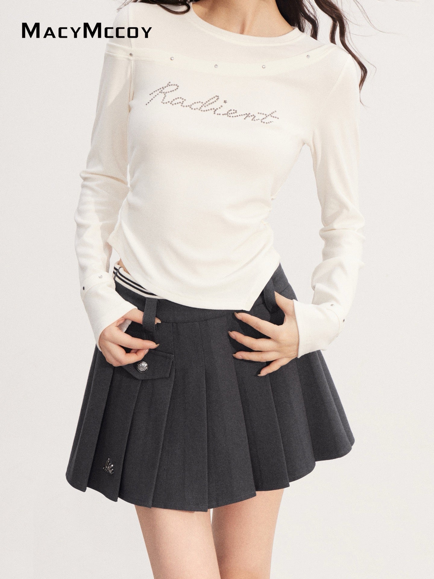 MacyMccoy MMC2025236 Irregular patchwork top