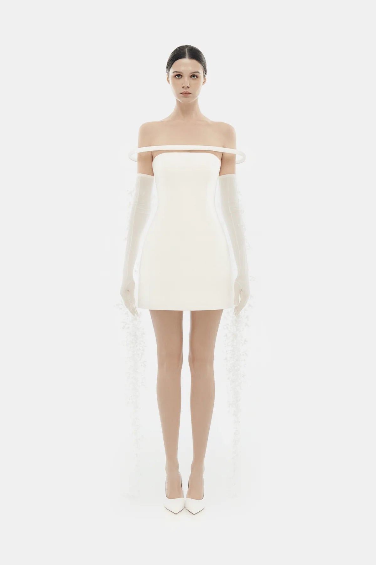 Montsand Ivory Flower Gloves