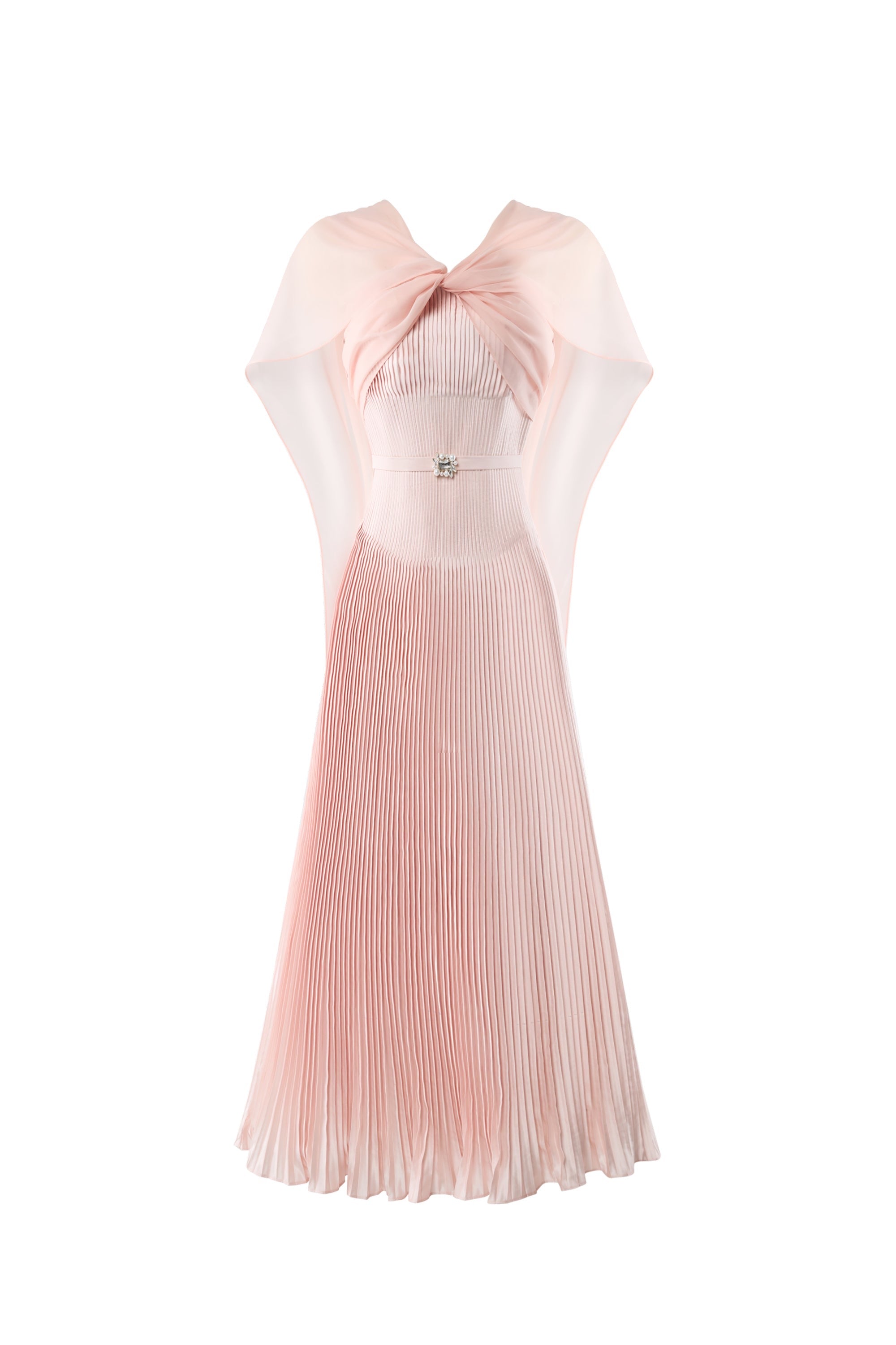 Calista ROSALINE Midi Dress with Cape