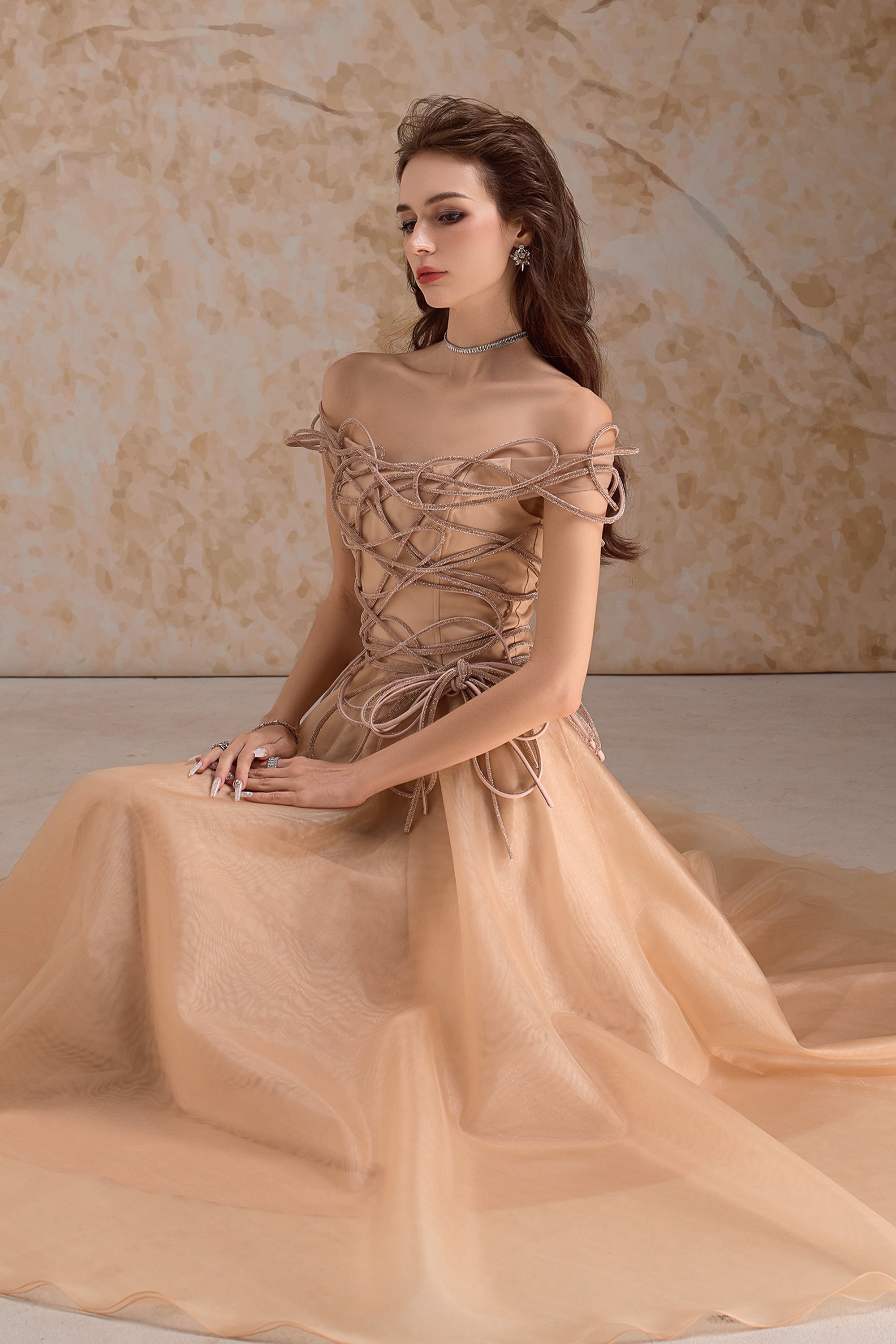 Calista JULISSA Off-shoulder Maxi Dress