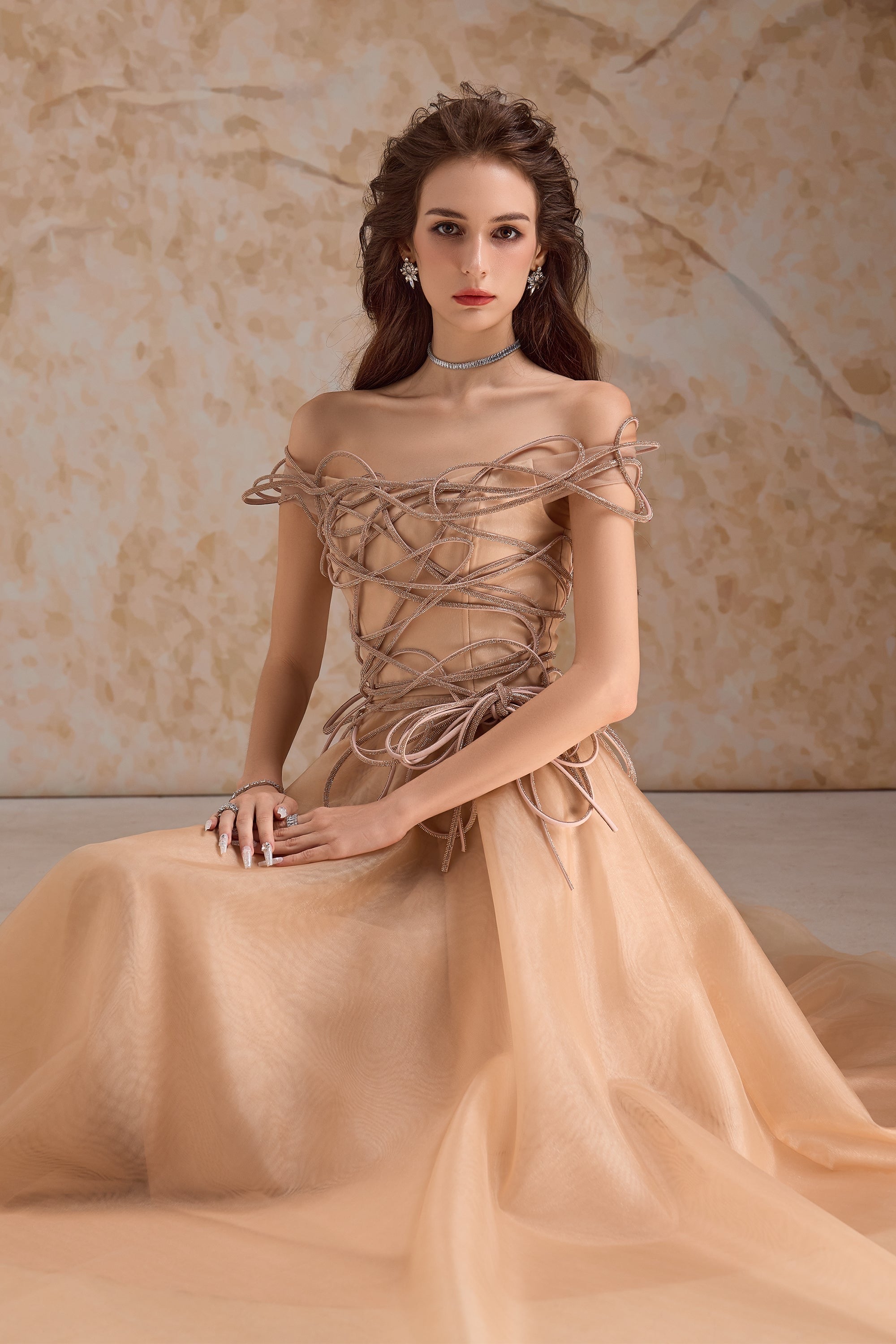 Calista JULISSA Off-shoulder Maxi Dress