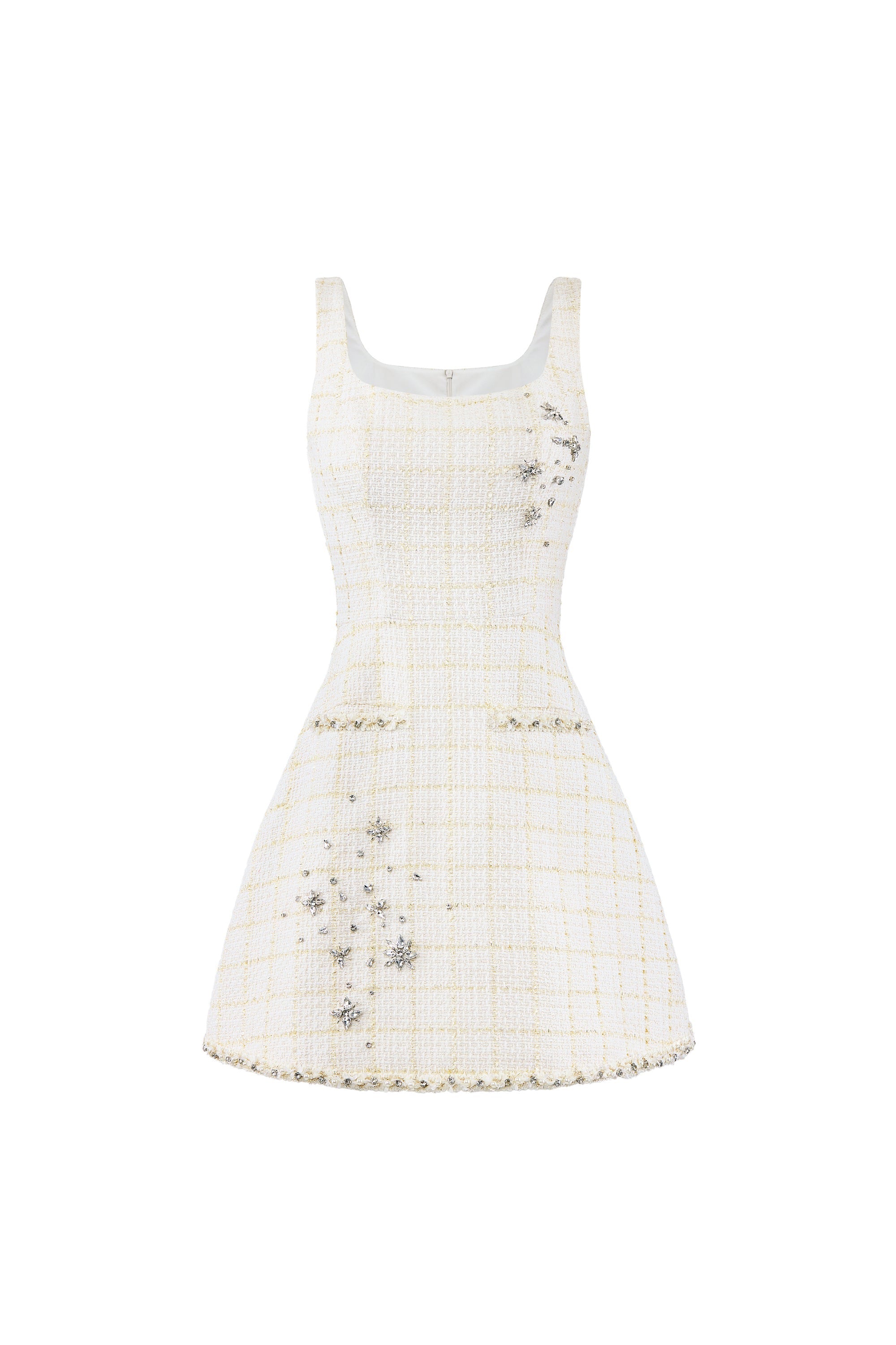 Calista OPALINE Crystal-embellished Tweed Set