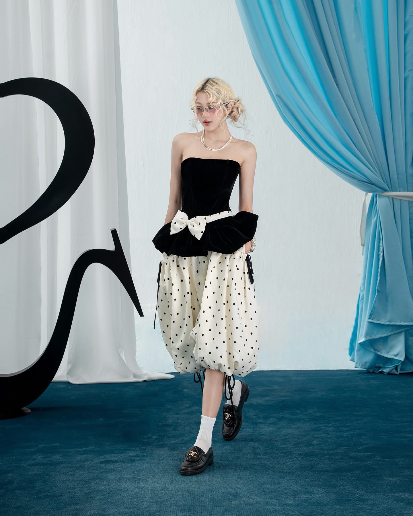 SWAN Closet Polka dot set