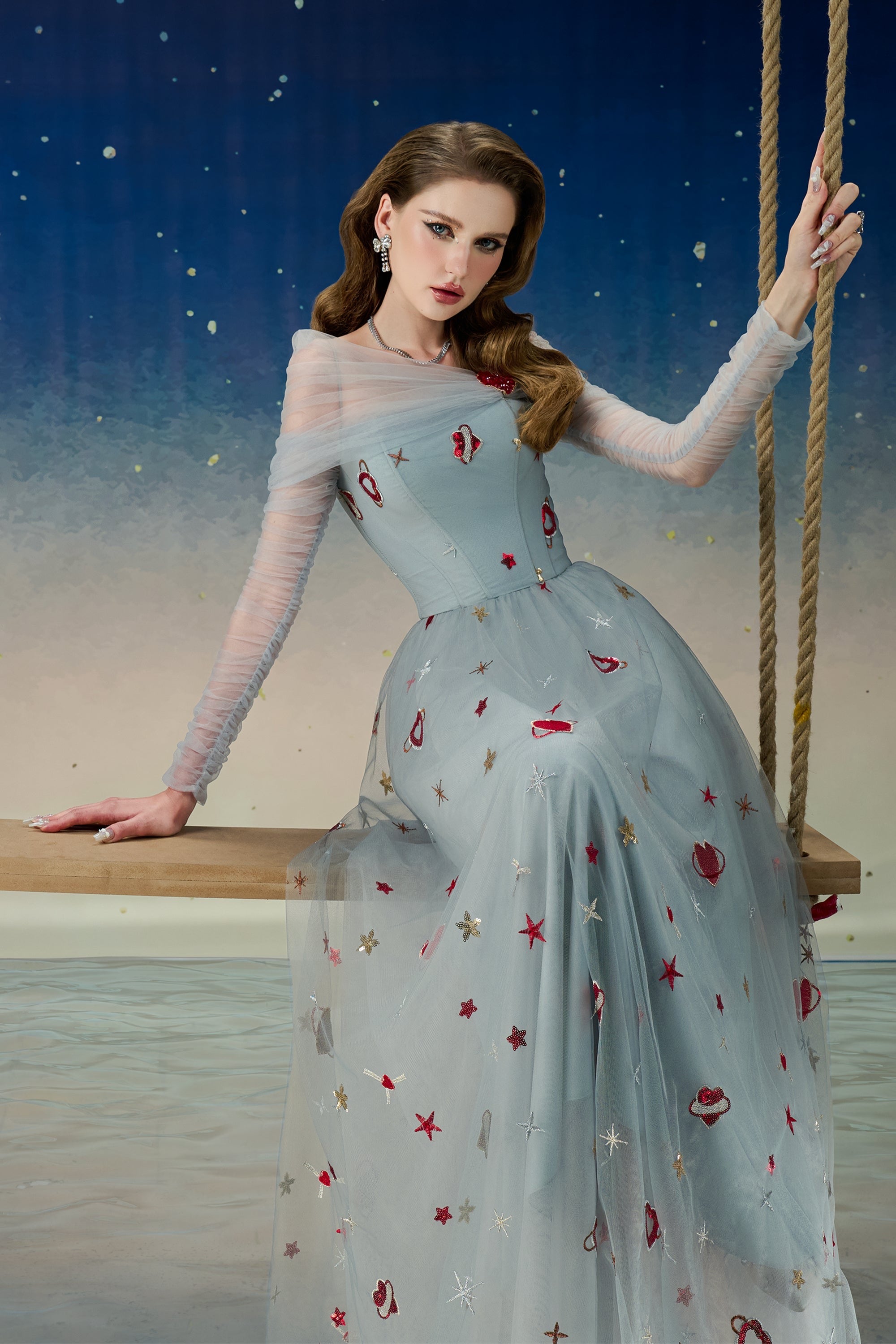 Calista VELOURA Midi Dress