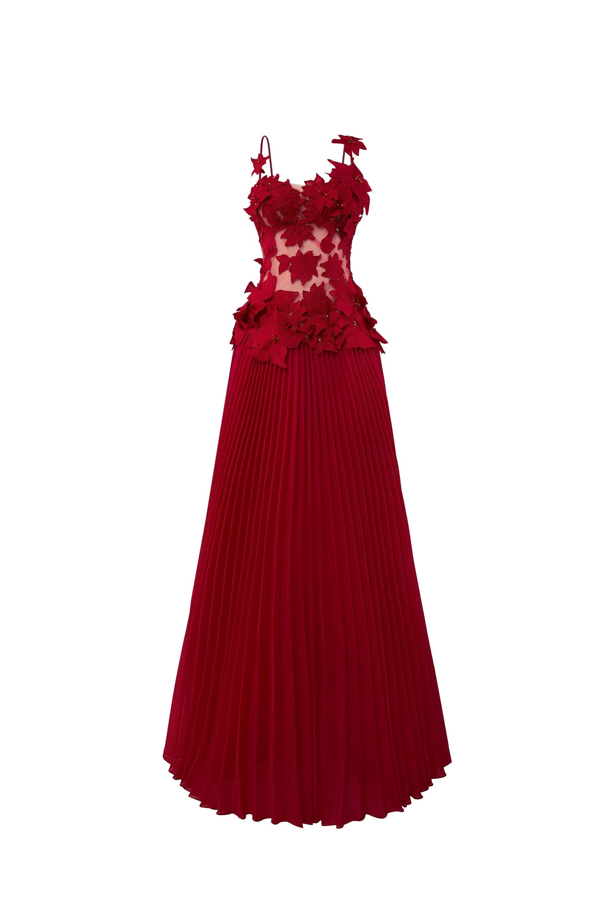 Calista QUASAR Pleated Maxi Dress + QUASAR Cape