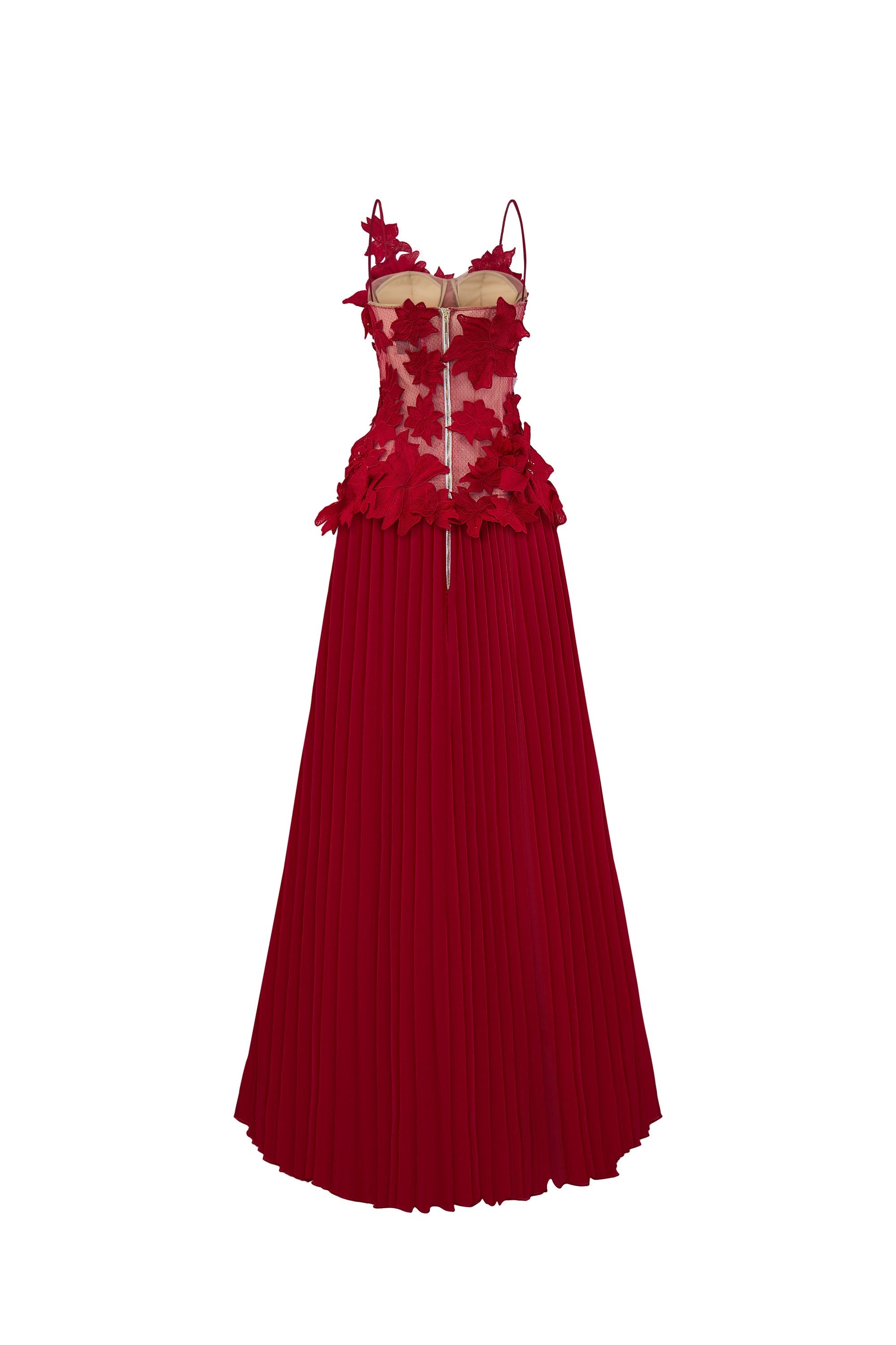 Calista QUASAR Pleated Maxi Dress + QUASAR Cape