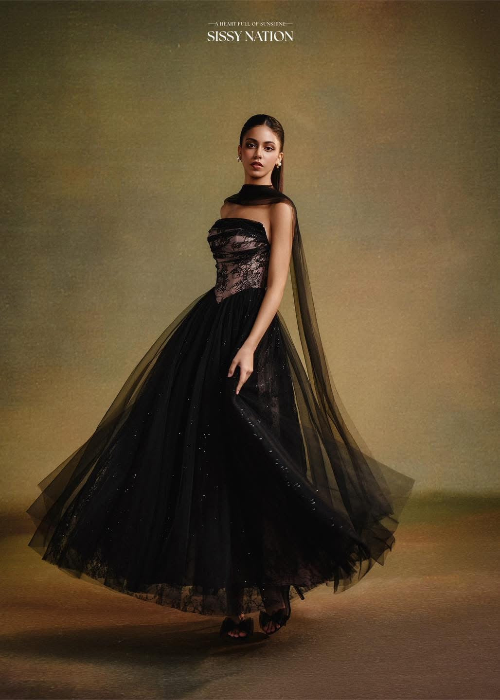 Sissy Amelia Corset Dress- black