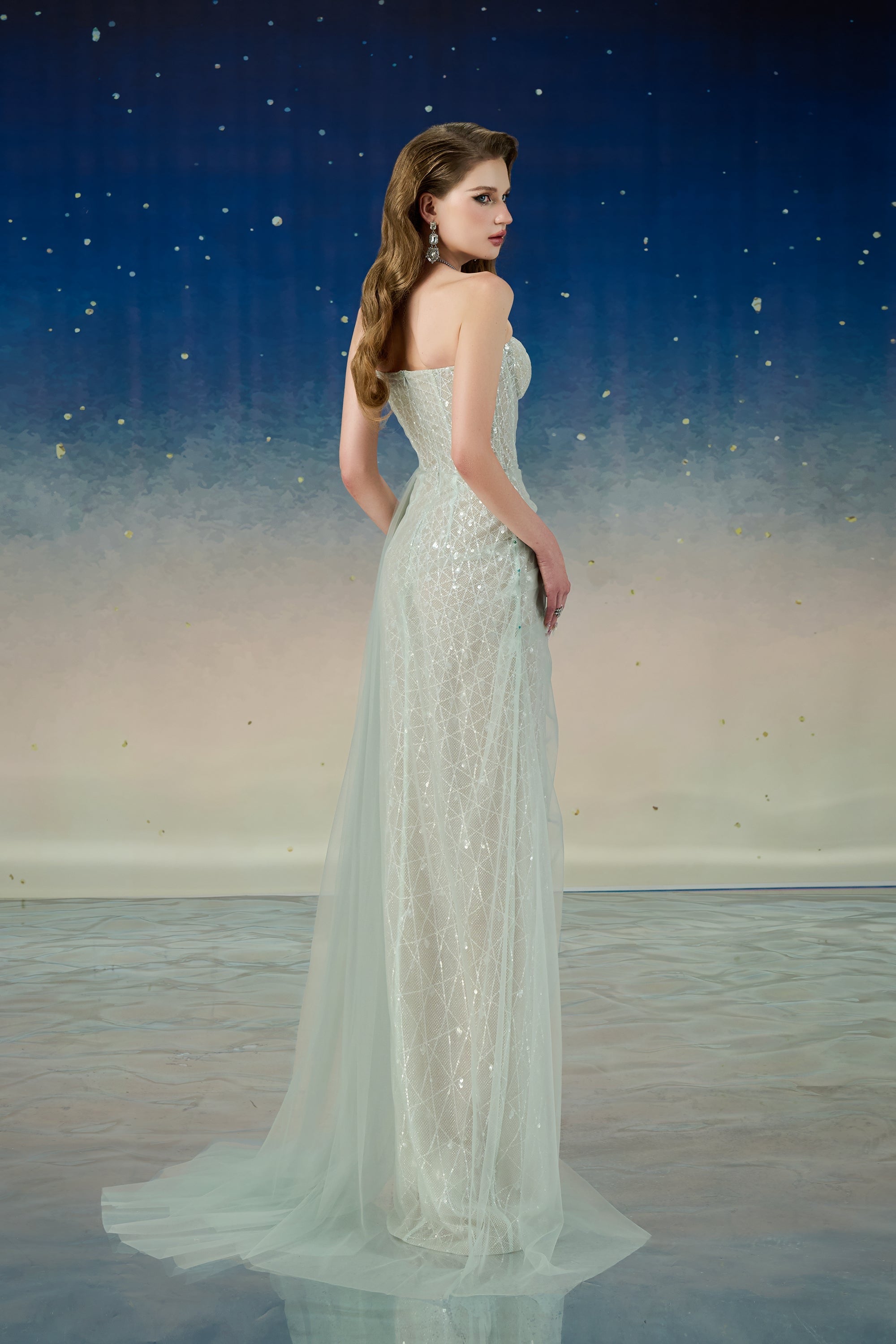 Calista LYRIXA Asymmetric Maxi Dress