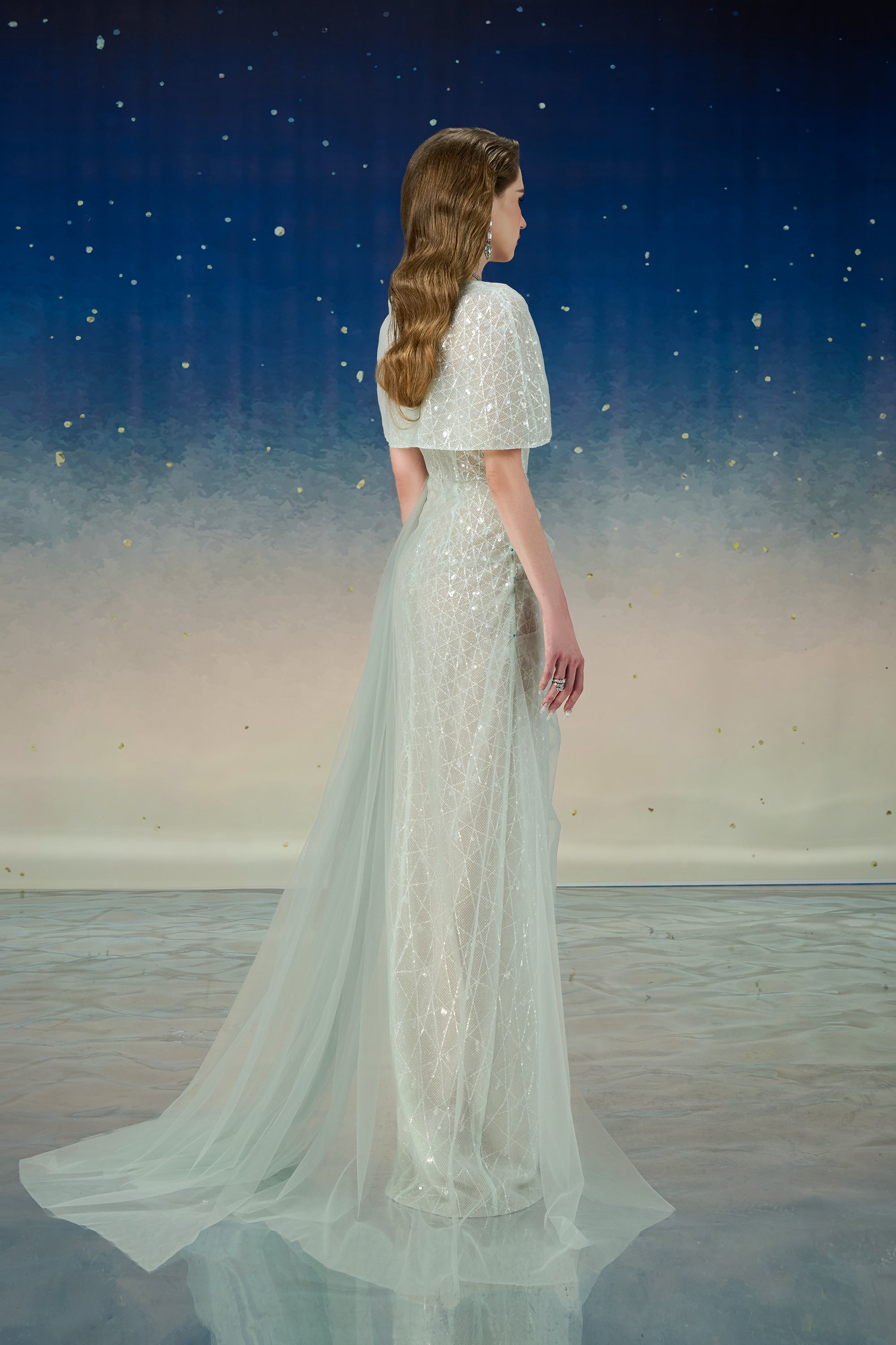 Calista LYRIXA Asymmetric Maxi Dress