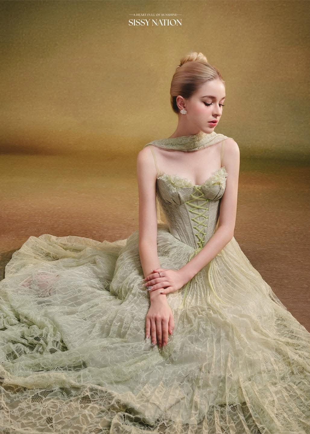 Sissy Twilight Corset Pleated Dress