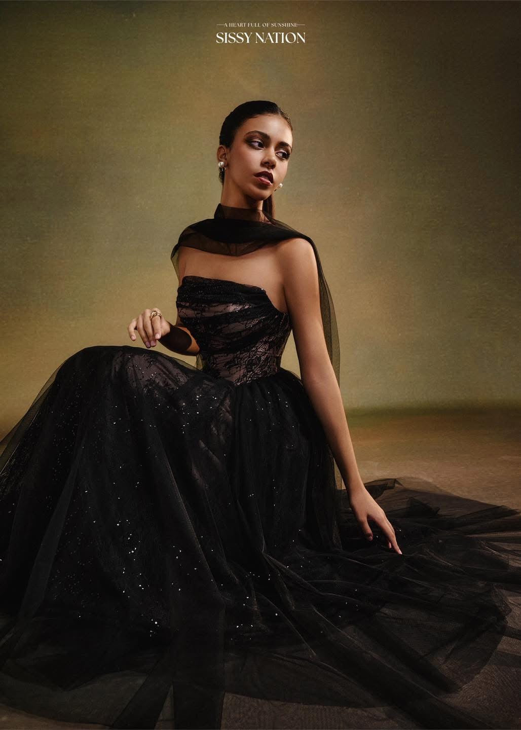 Sissy Amelia Corset Dress- black