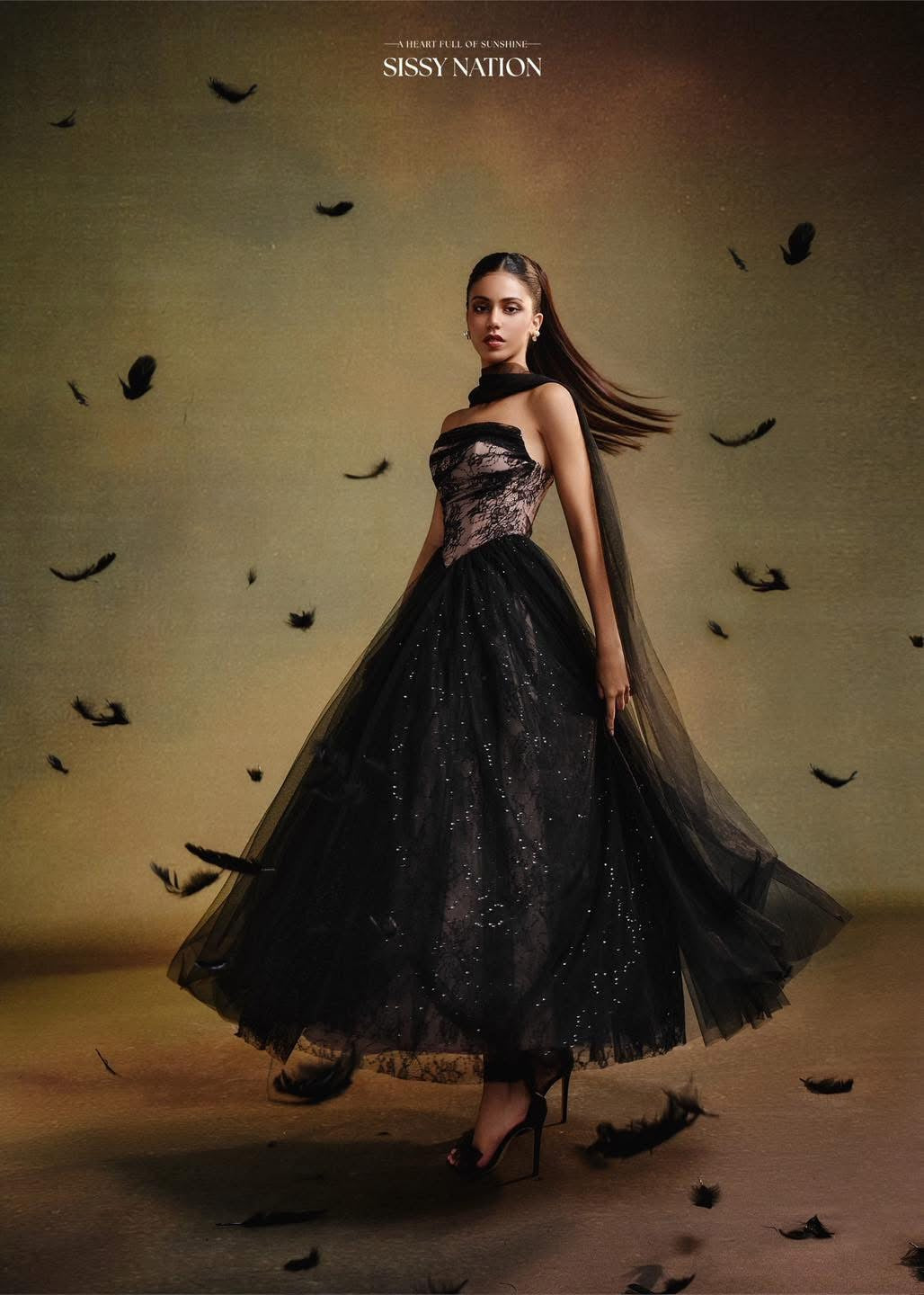 Sissy Amelia Corset Dress- black