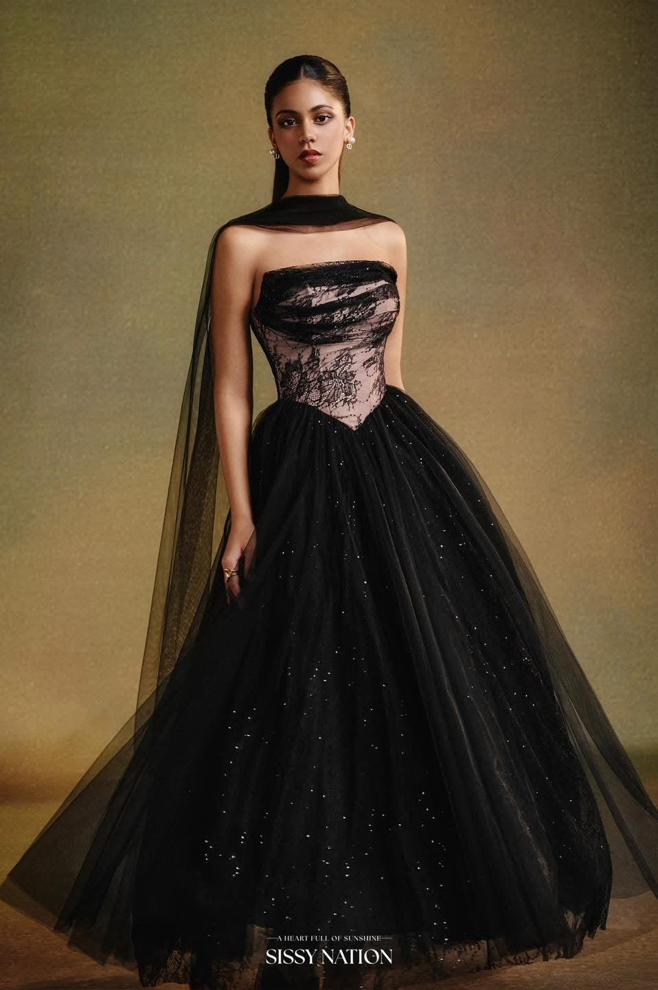 Sissy Amelia Corset Dress- black